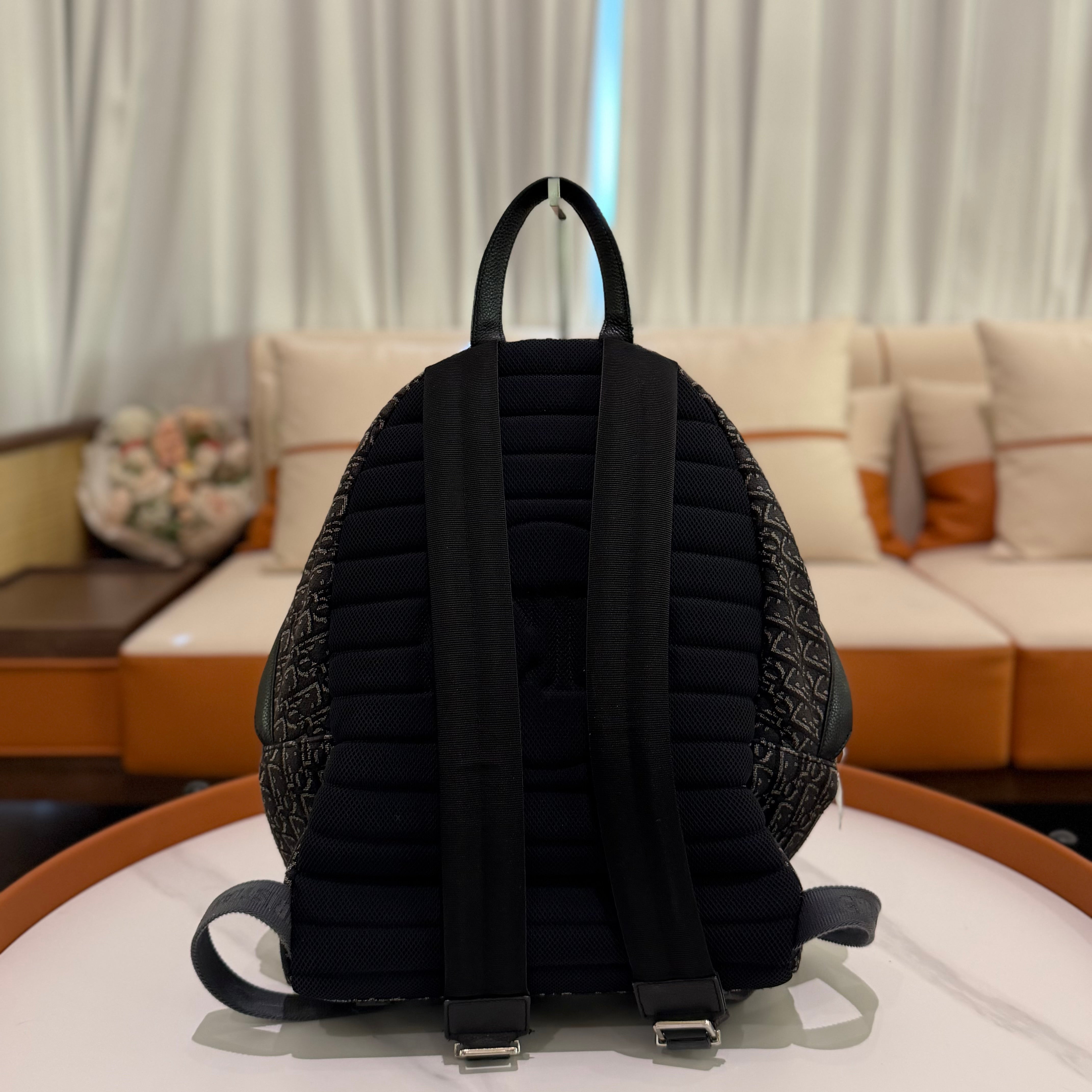 Dior Rider Oblique Embroidered Backpack