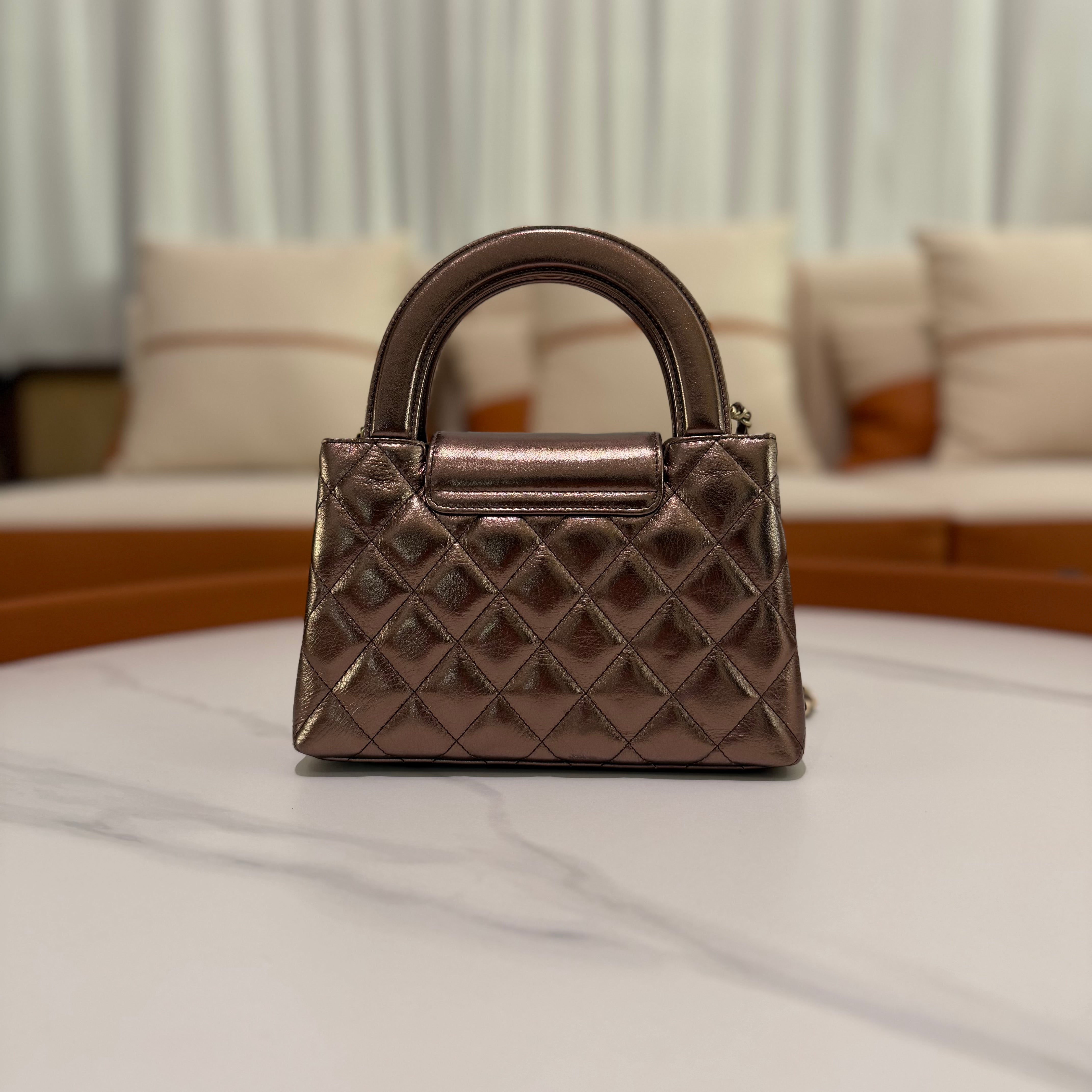 Chanel 25A Kelly Pearl Light Brown (Chip Model)