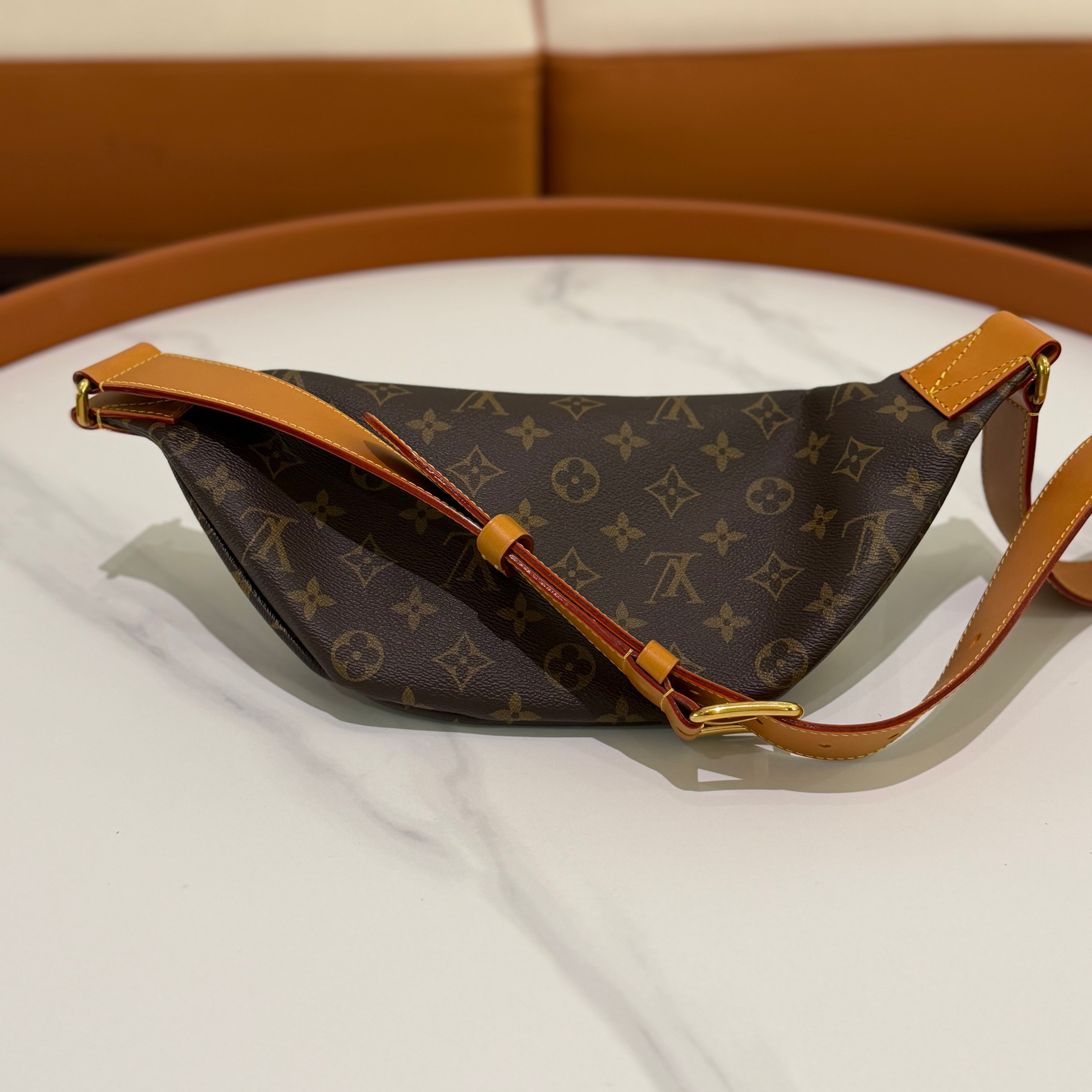 Louis Vuitton Monogram Rush Shoulder Crossbody Bag (Chip Model)