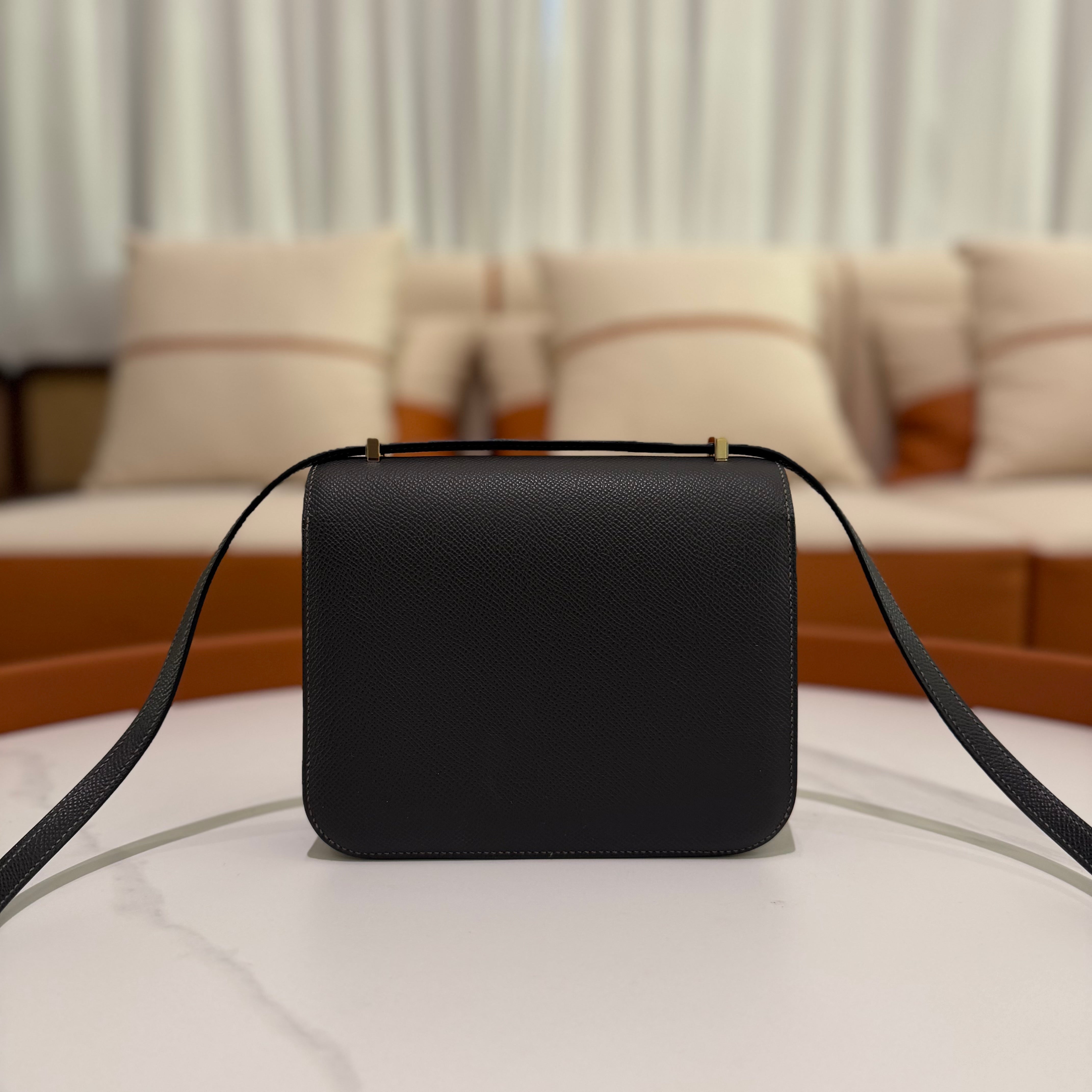 Hermes Constance Mini Graphite (Stamp B) | HERMES