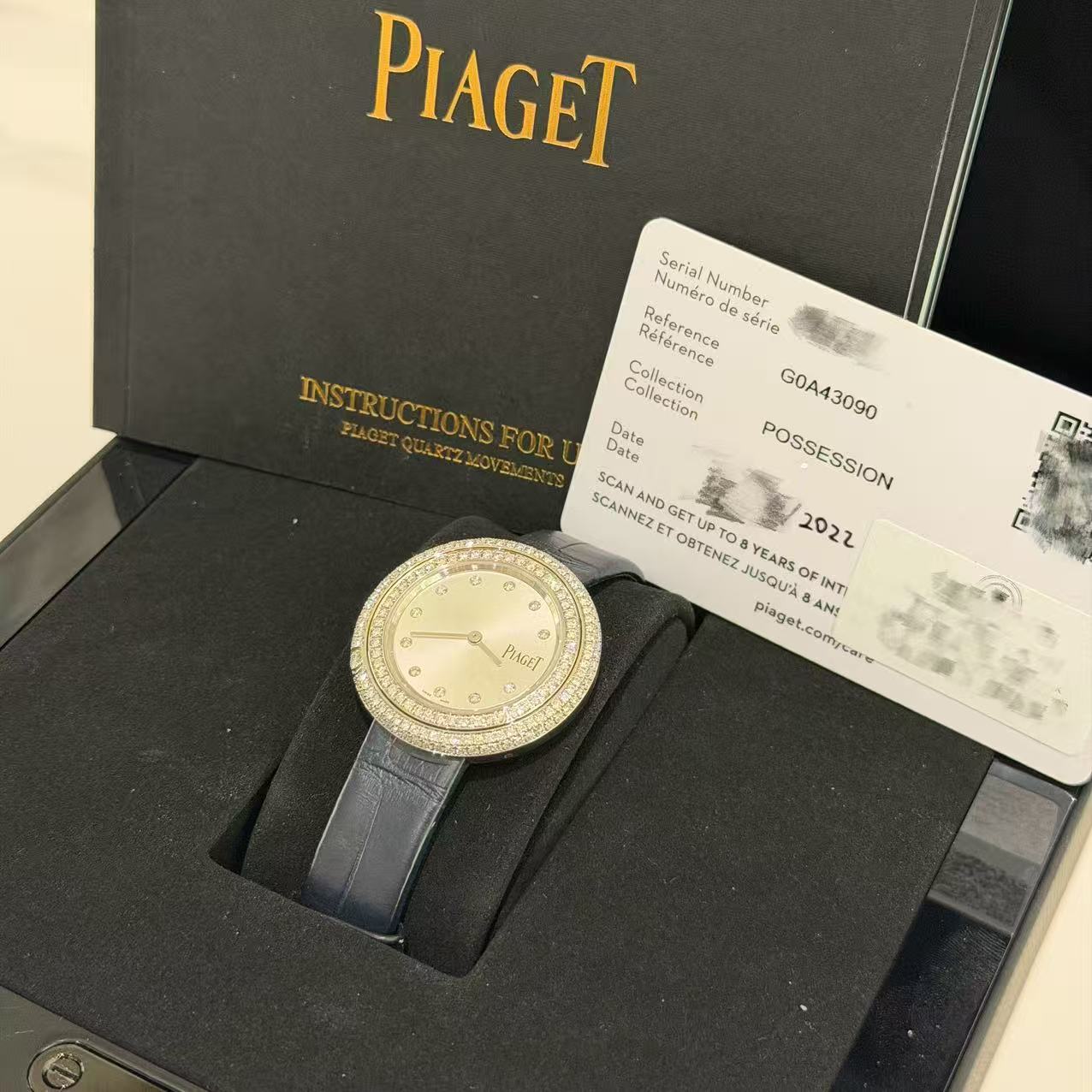 Piaget Possession G0A43090 18K White Gold Watch (After-Set Diamonds)