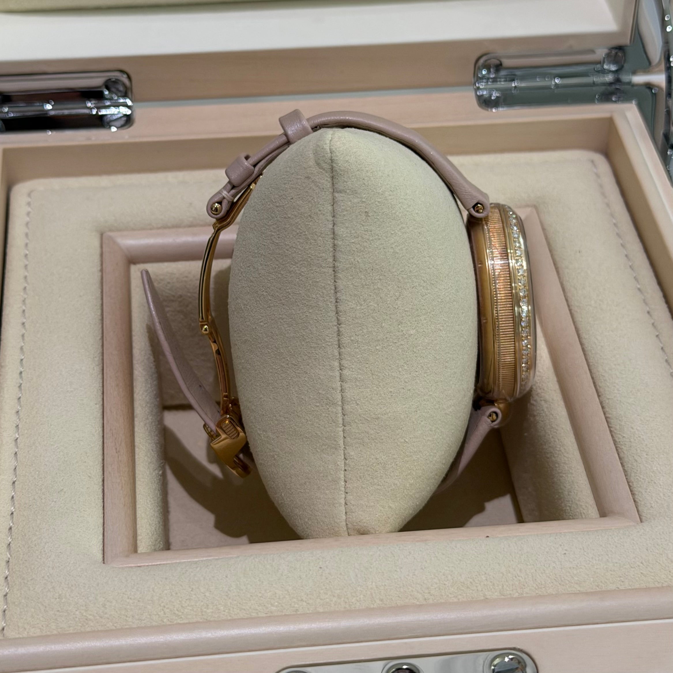 Breguet Reine de Naples 18K Rose Gold Diamond Watch