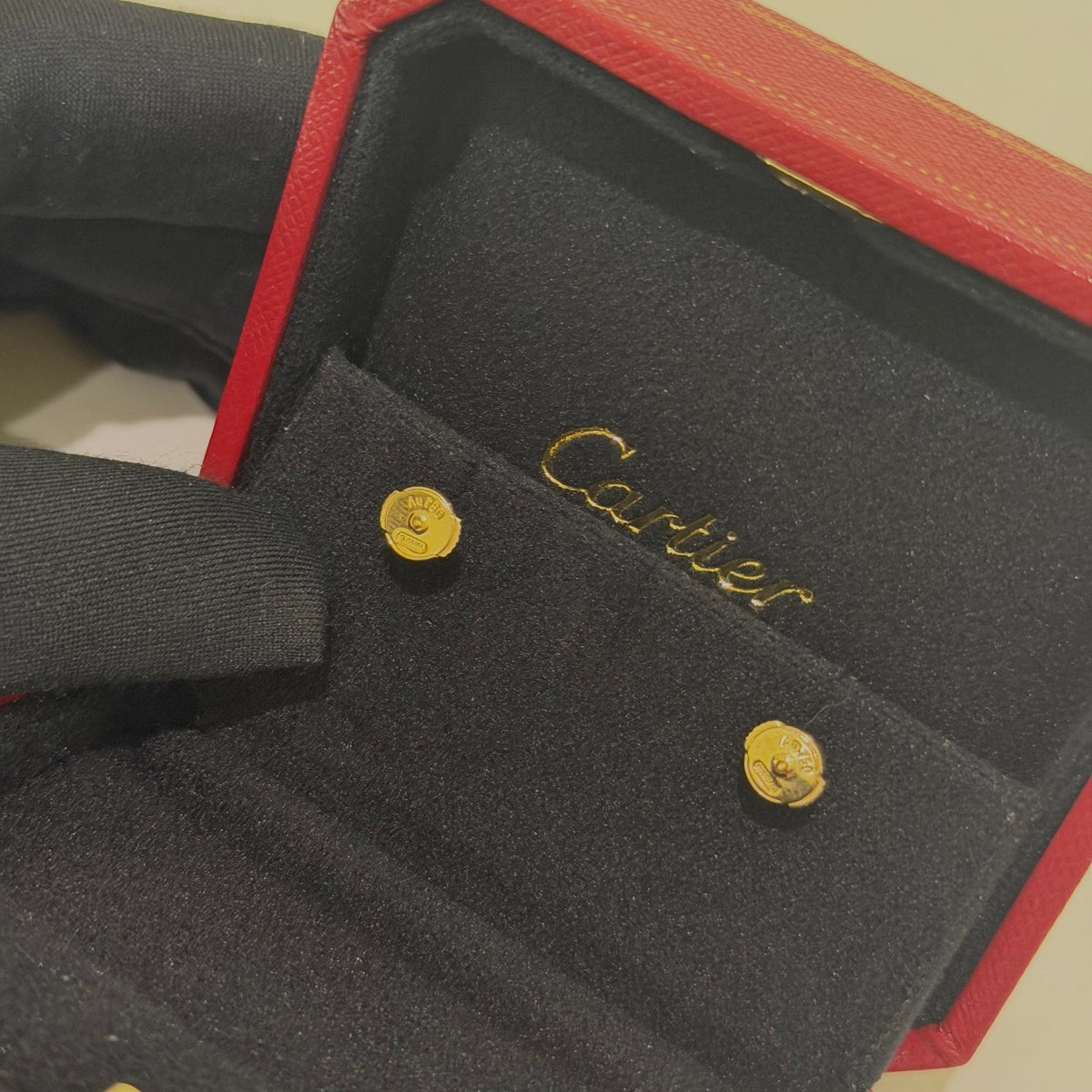 Cartier LOVE Screw Earrings 18K Rose Gold