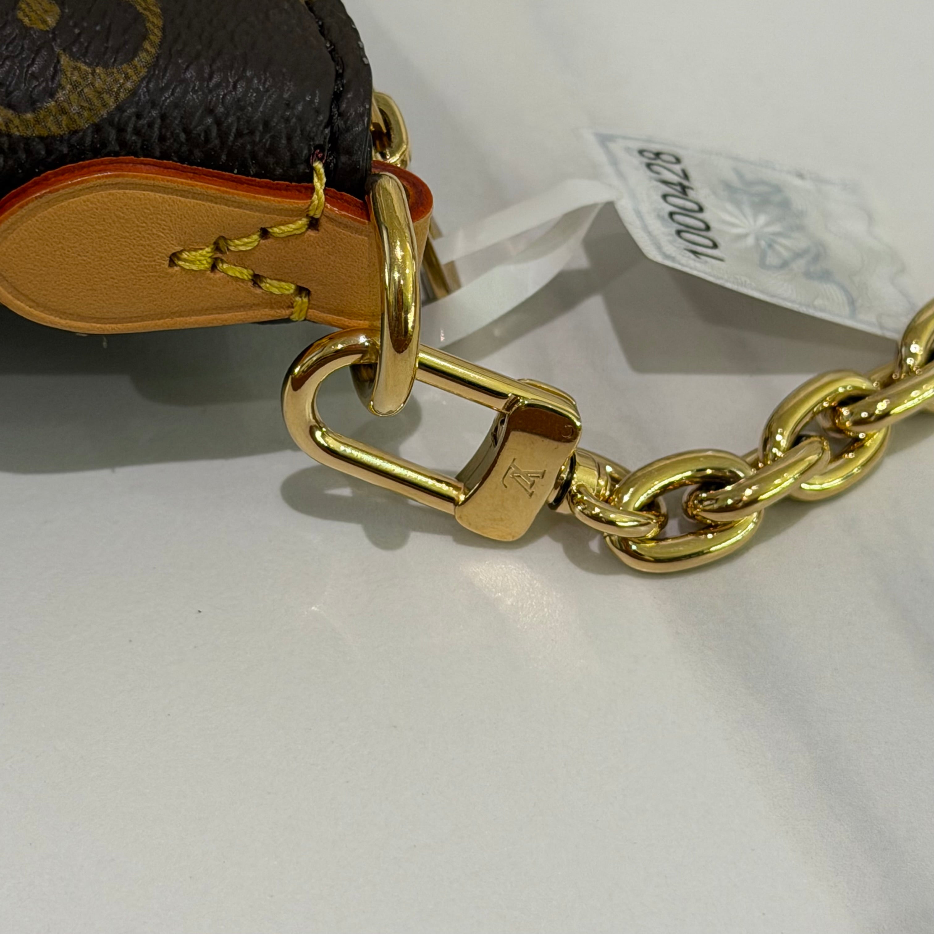 Louis Vuitton Nano Boulogne Monogram Horn Chain Bag