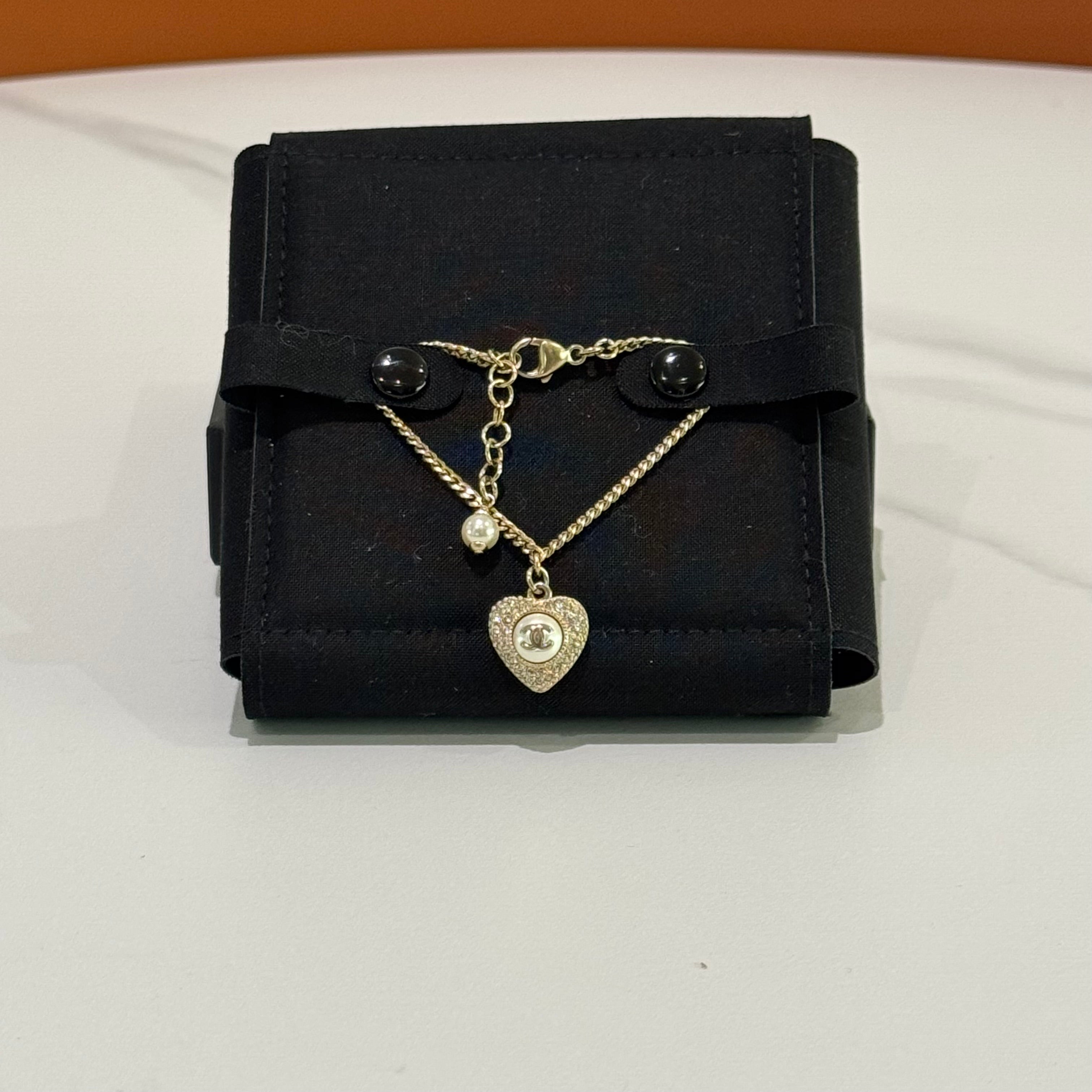 CHANEL FULL DIAMOND HEART BRACELET