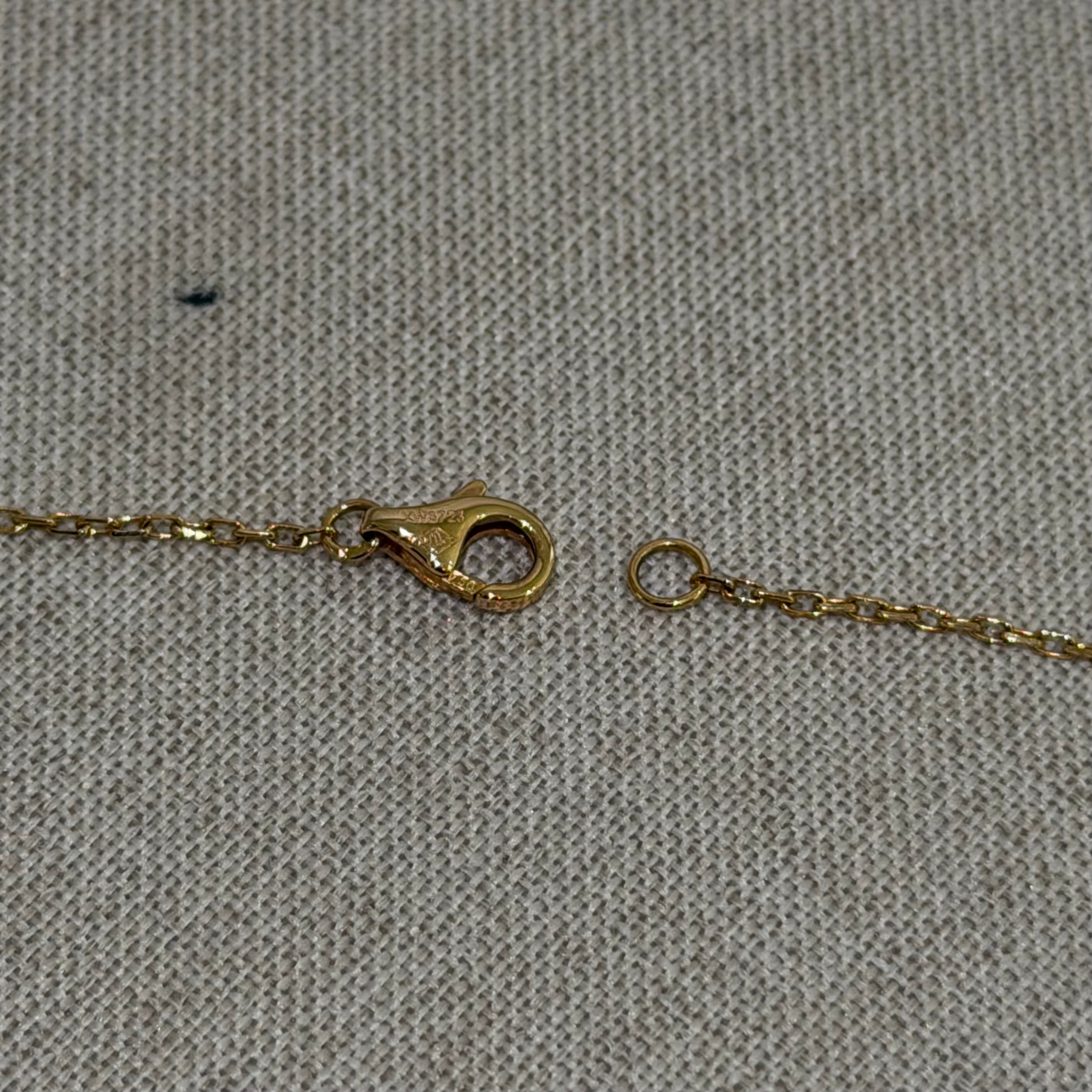 Cartier Diamond Logo Necklace