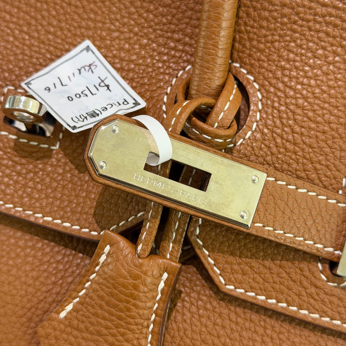 Hermes Birkin 35 Gold Togo Leather with Palladium Hardware | HERMES