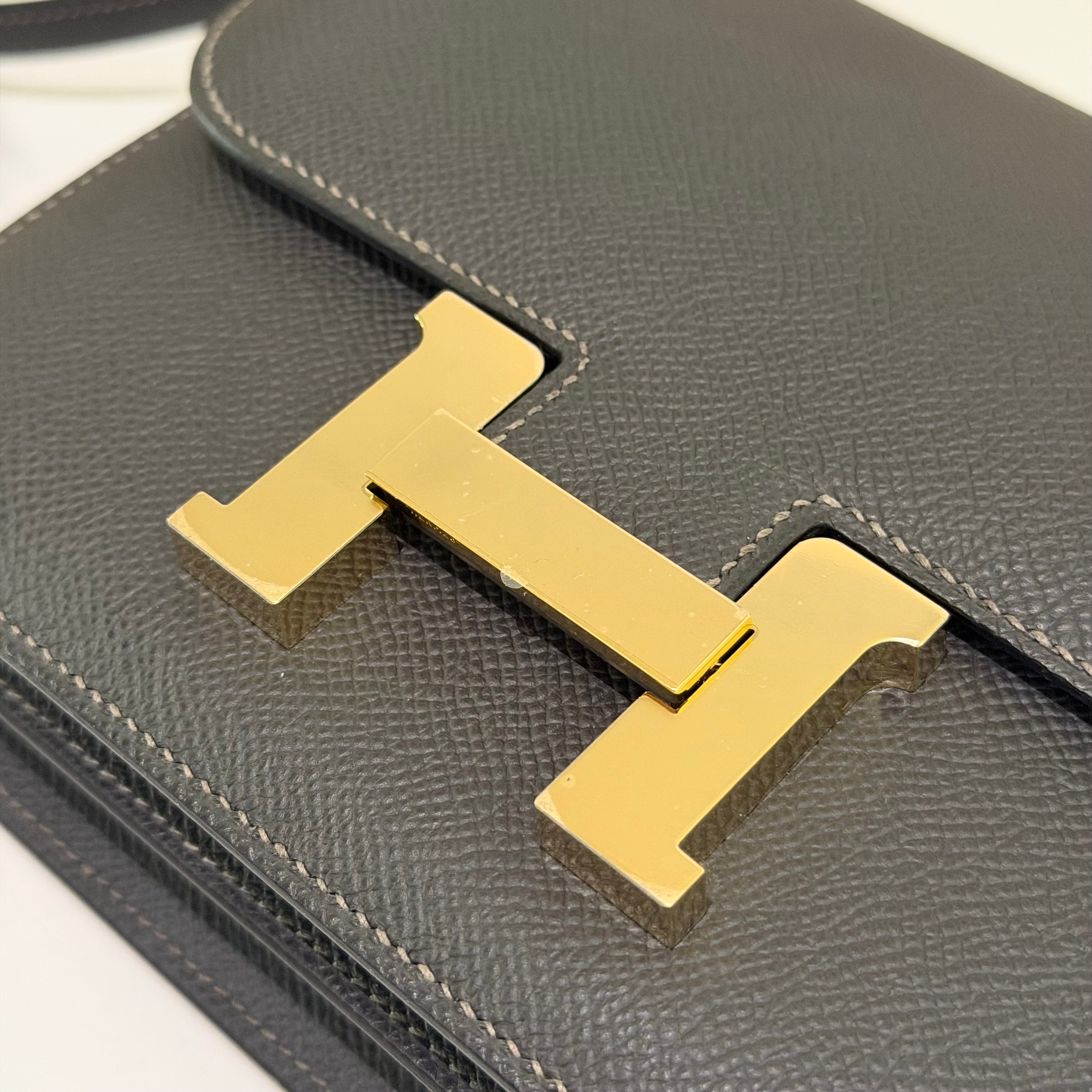 Hermes Constance Mini Graphite (Stamp B) | HERMES