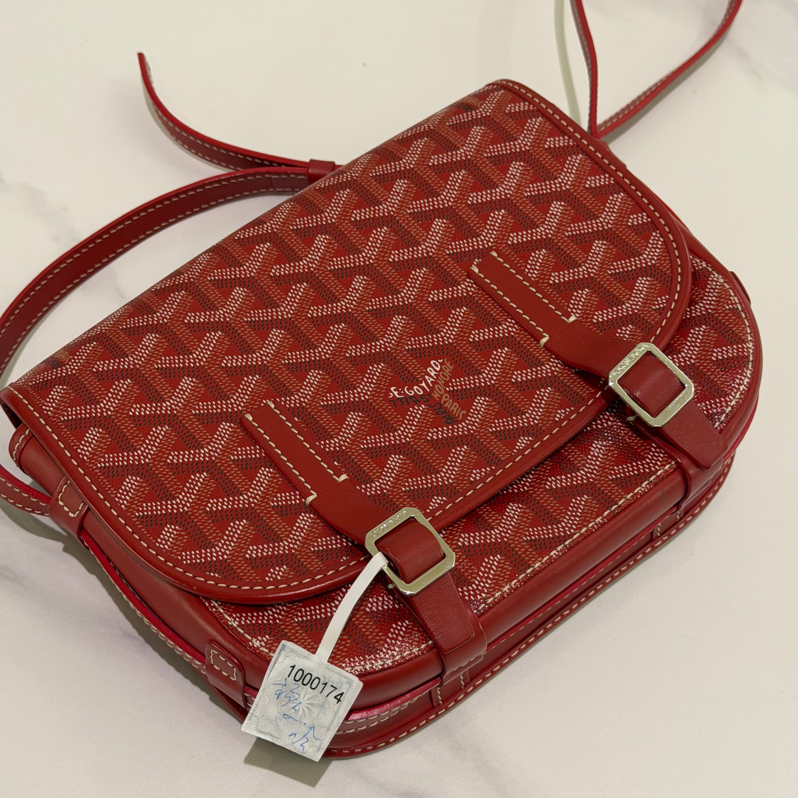Goyard Belvédère Red Bag