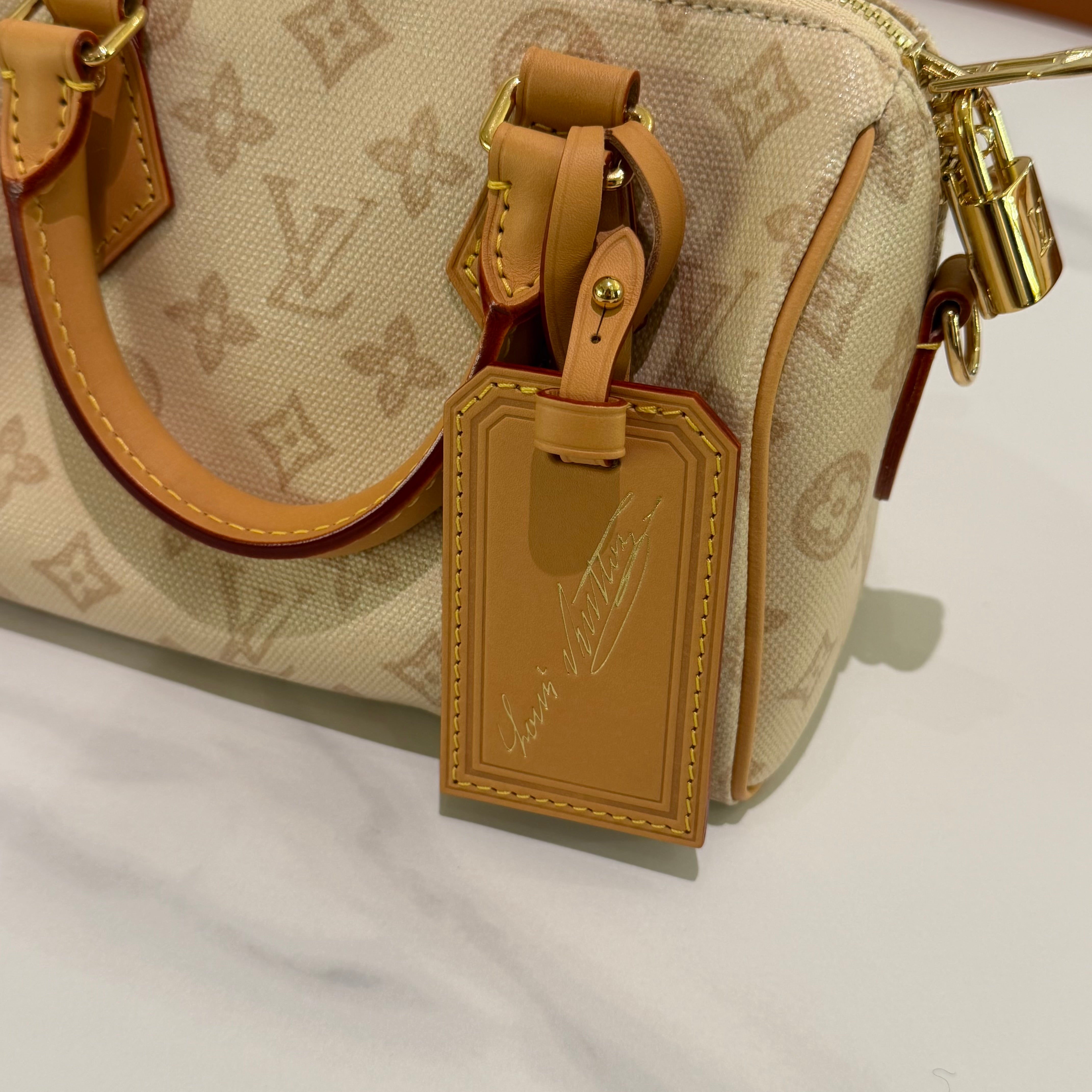 Louis Vuitton Speedy 20 130th Anniversary Limited Edition Monogram Beige (Microchip Version)