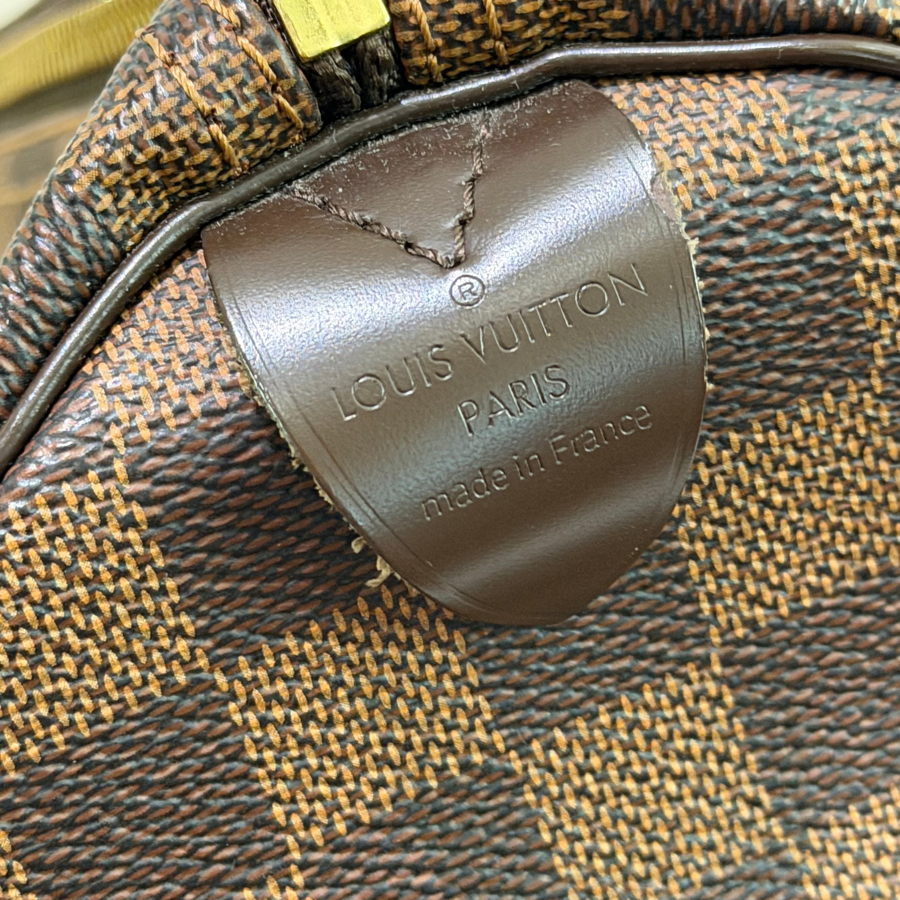 Louis Vuitton Speedy 30 Damier Ebene Top Handle Bag | LOUIS VUITTON