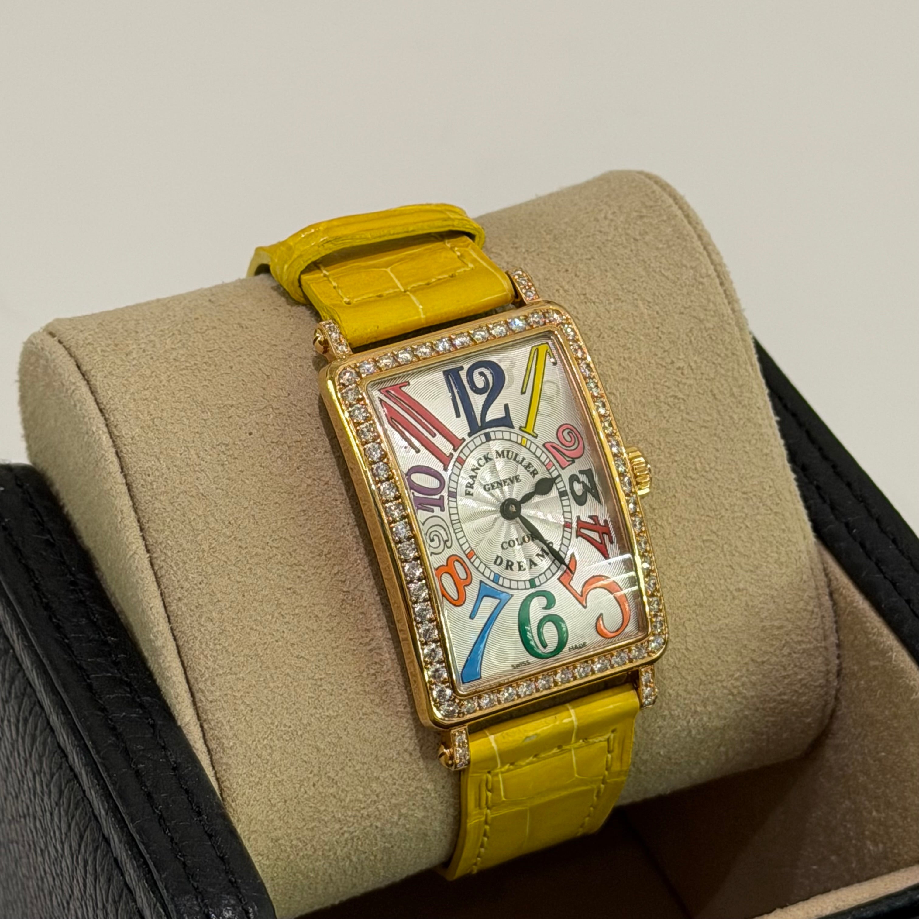 Franck Muller 952QZ 18K Gold Diamond Quartz Watch