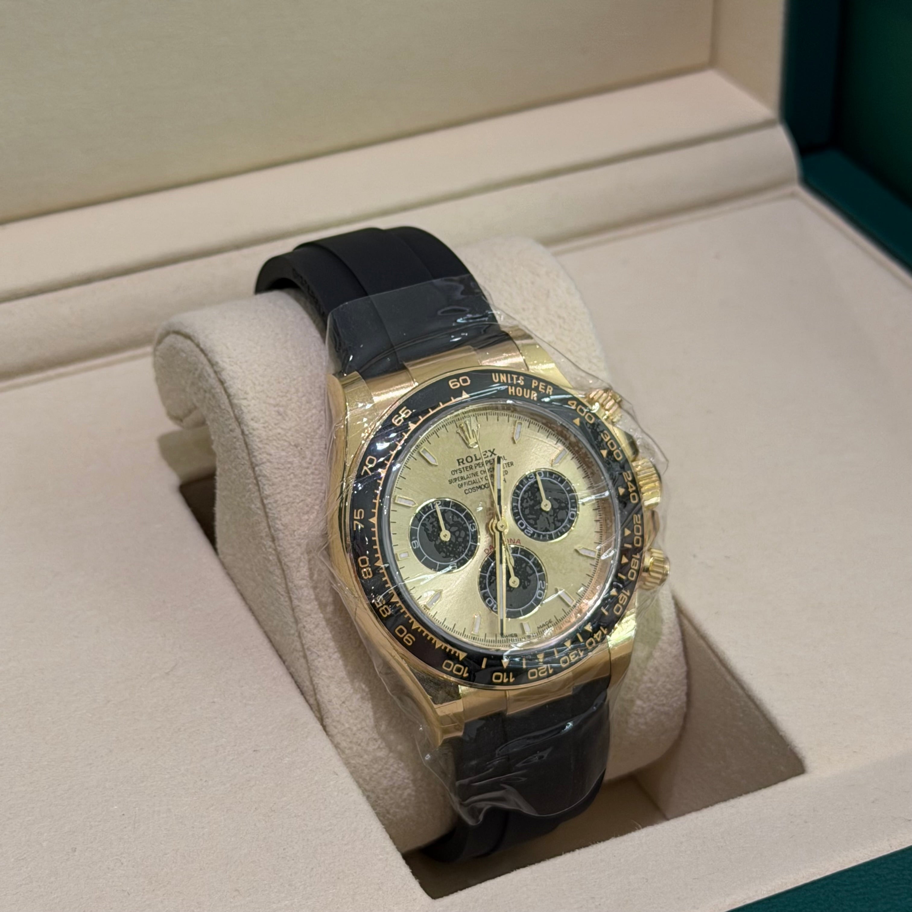 Rolex Daytona 116518LN Oysterflex Yellow Gold | ROLEX