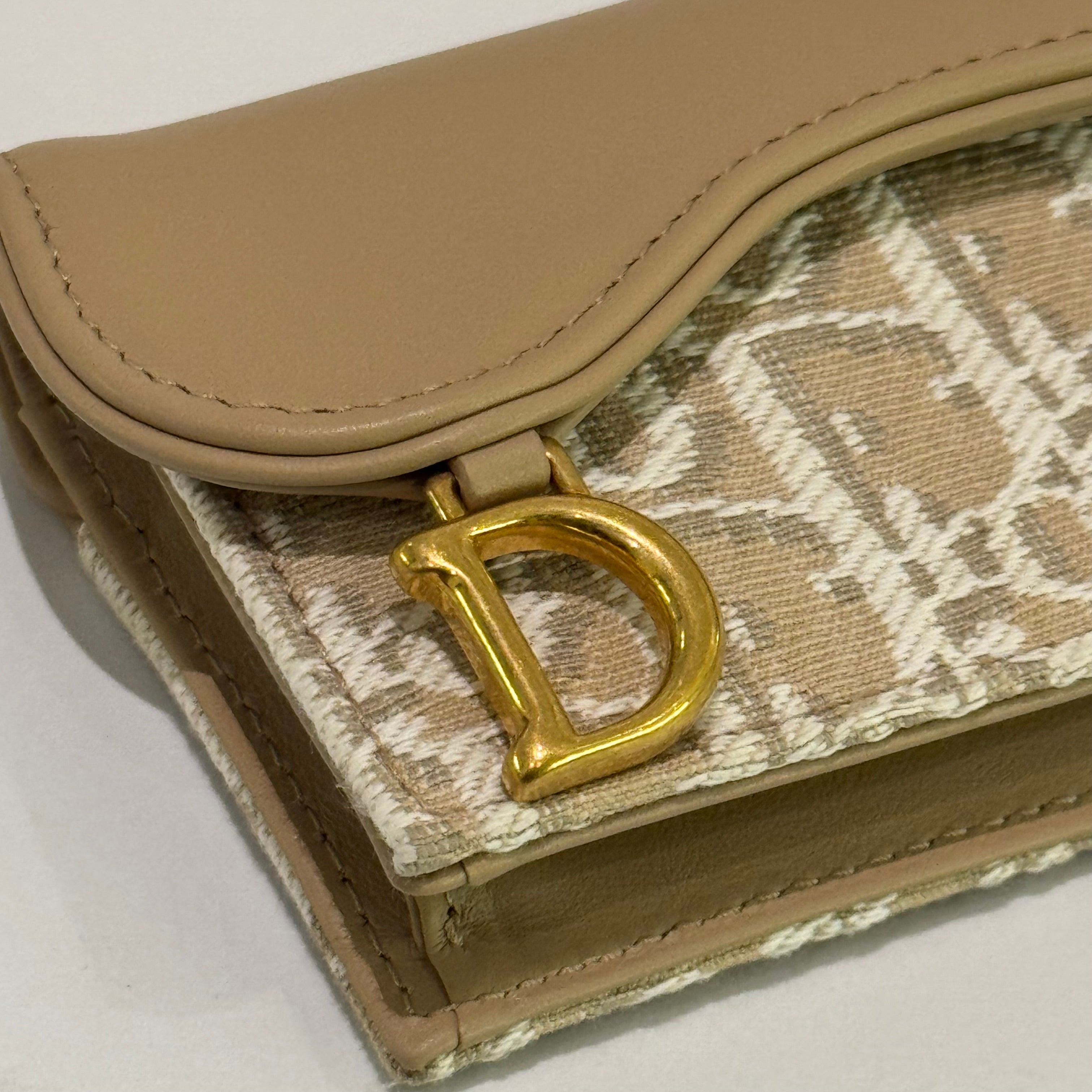 DIOR SADDLE SMALL CARD HOLDER