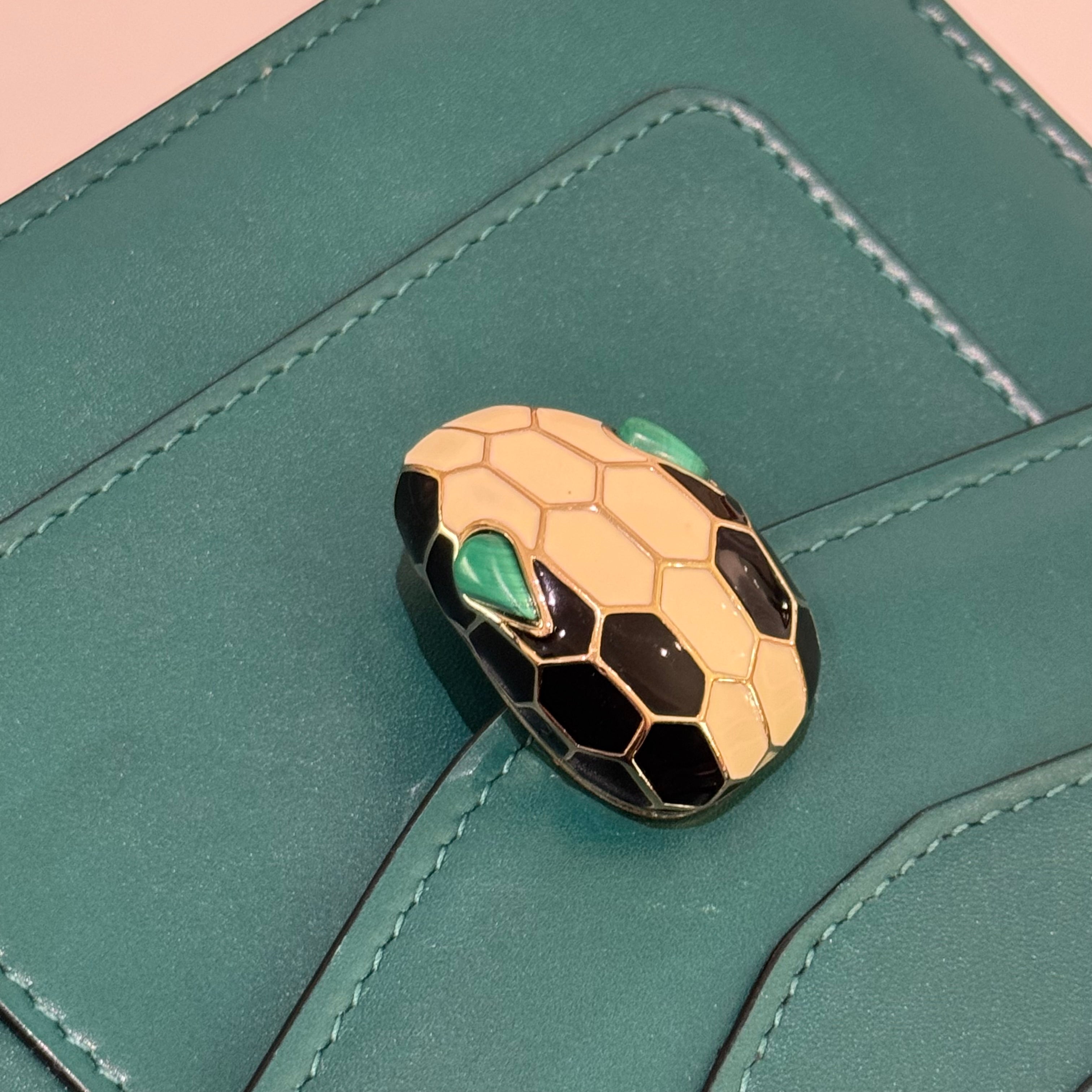 BVLGARI SERPENTI TOP HANDLE ACCORDION CROSSBODY BAG