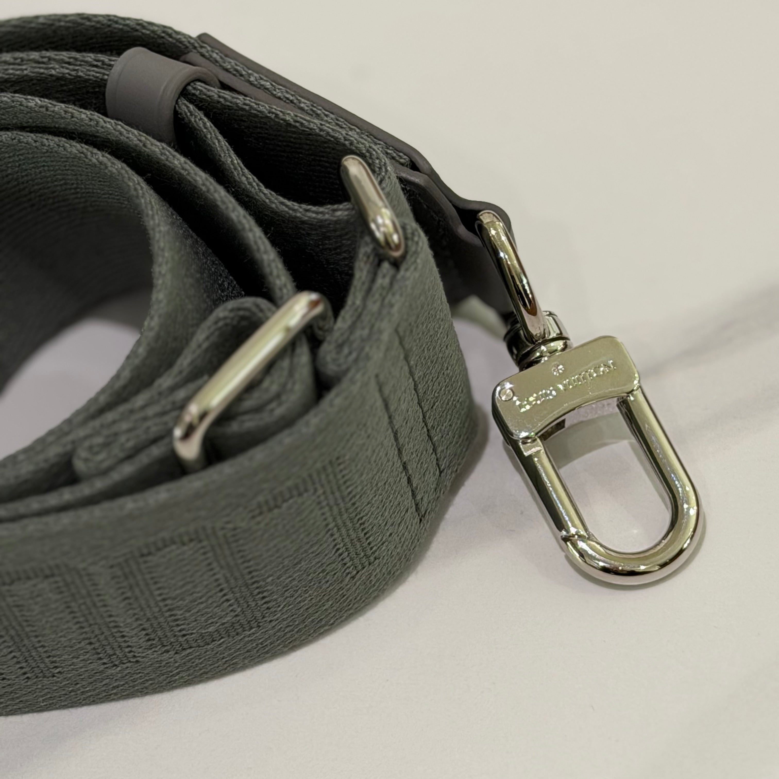 LOUIS VUITTON KEEPALL 27 CITY BAG GREY SHOULDER CROSSBODY BAG