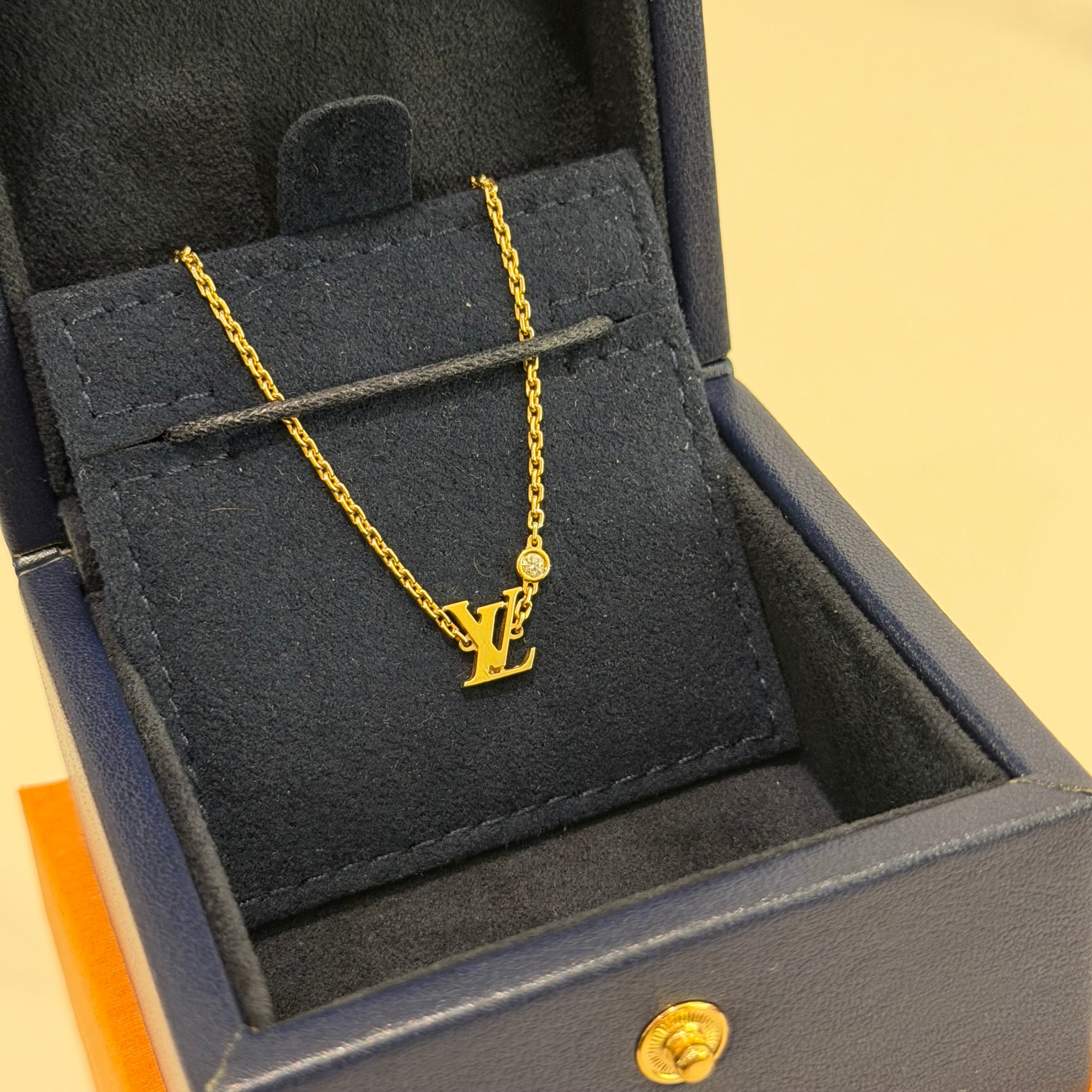 Louis Vuitton Idylle Blossom 18K Gold Single Diamond Bracelet