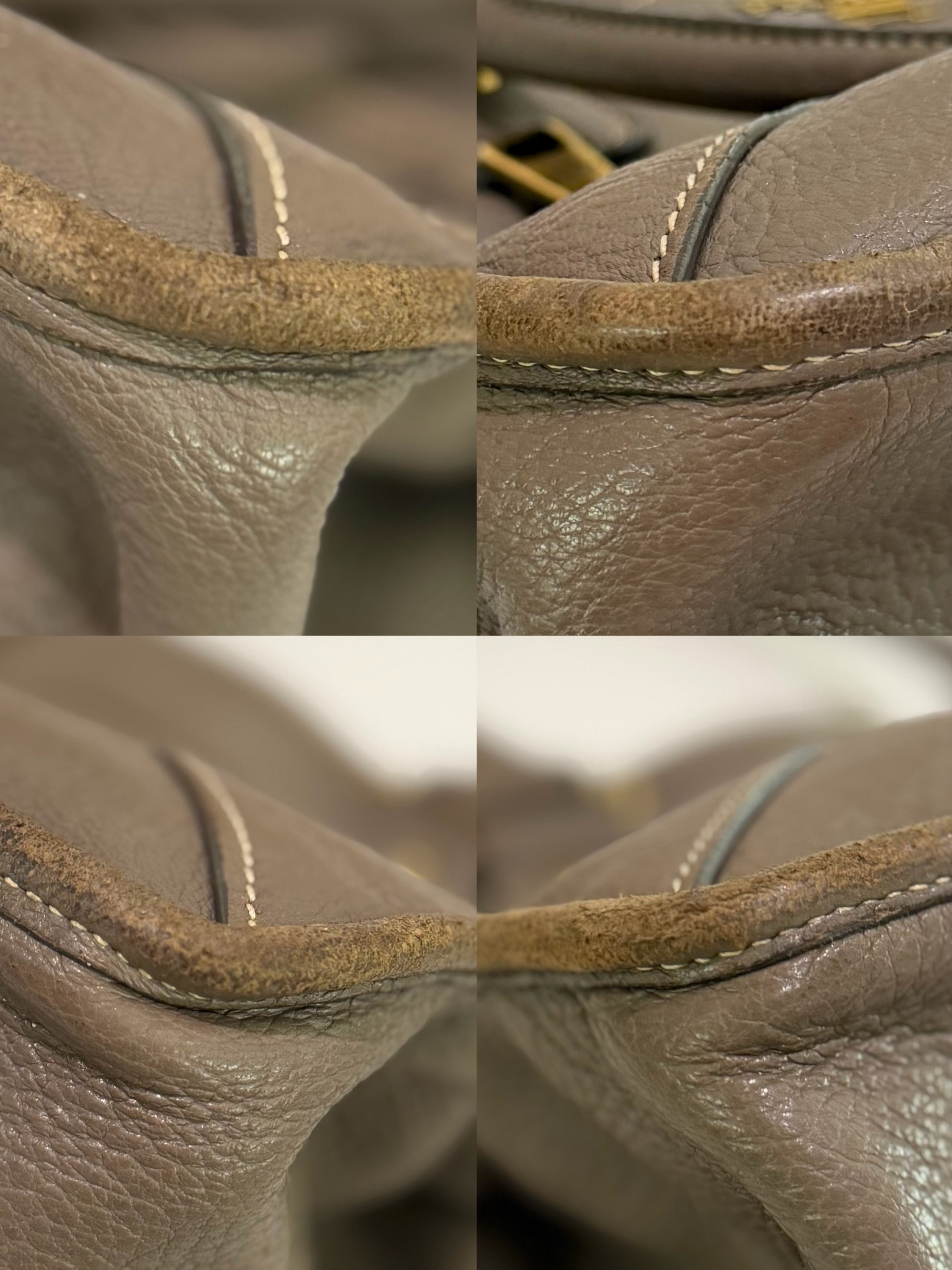 PRADA DEERSKIN MOTOR HANDBAG