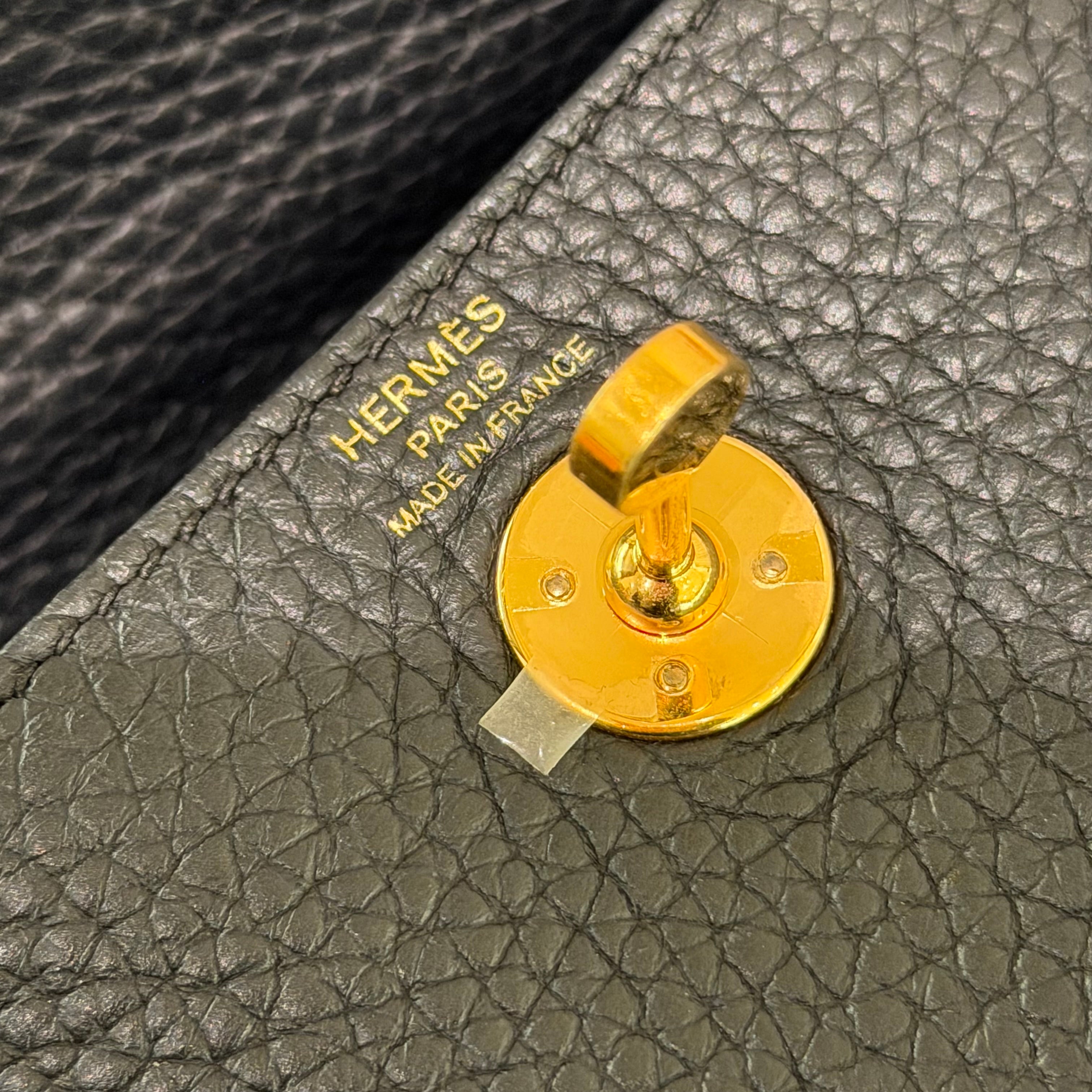 Hermes Mini Lindy Black with Gold Hardware (Stamp W)