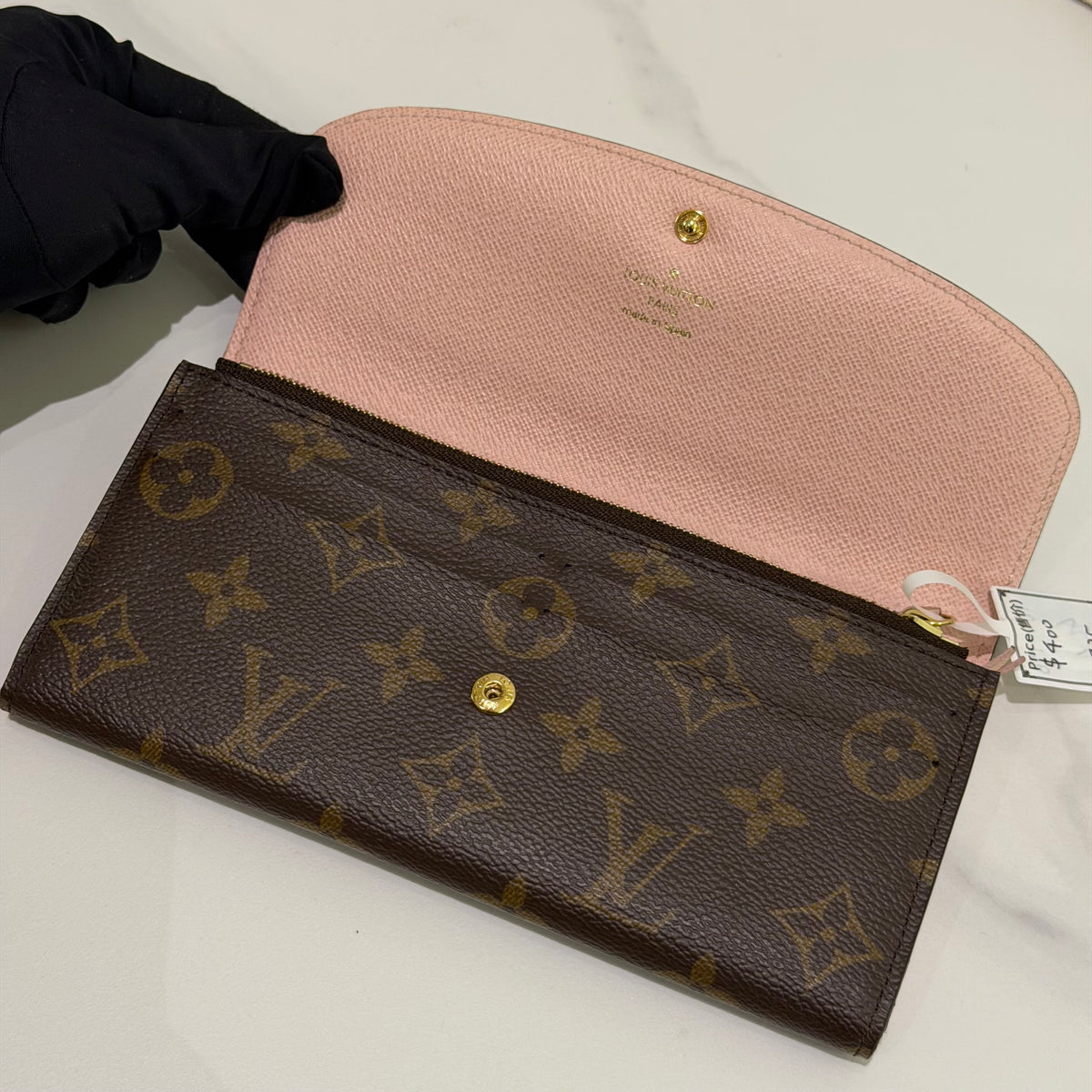 Louis Vuitton Monogram Pink Polka Dot Long Wallet | LOUIS VUITTON