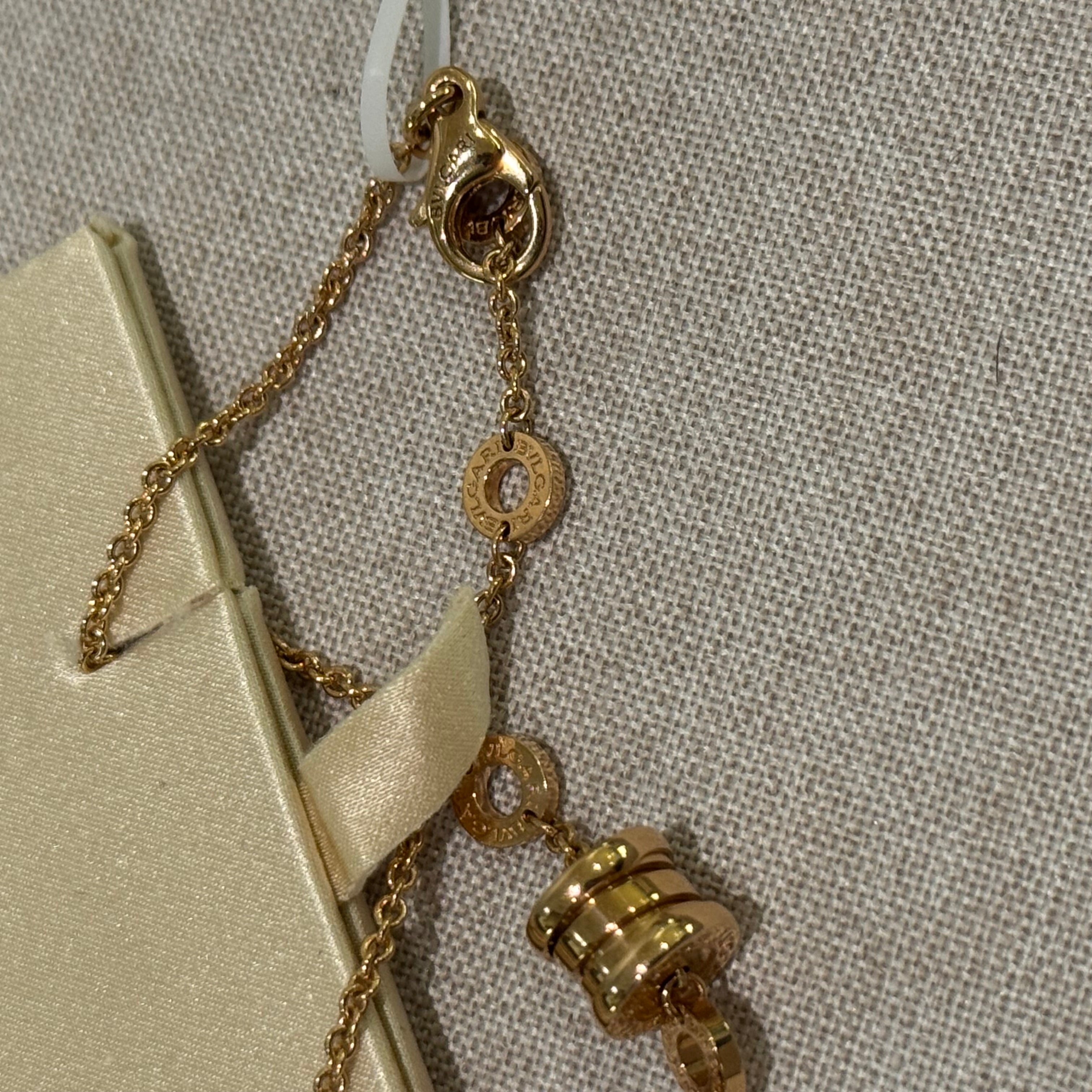 BVLGARI B.ZERO1 ROSE GOLD BRACELET SMALL