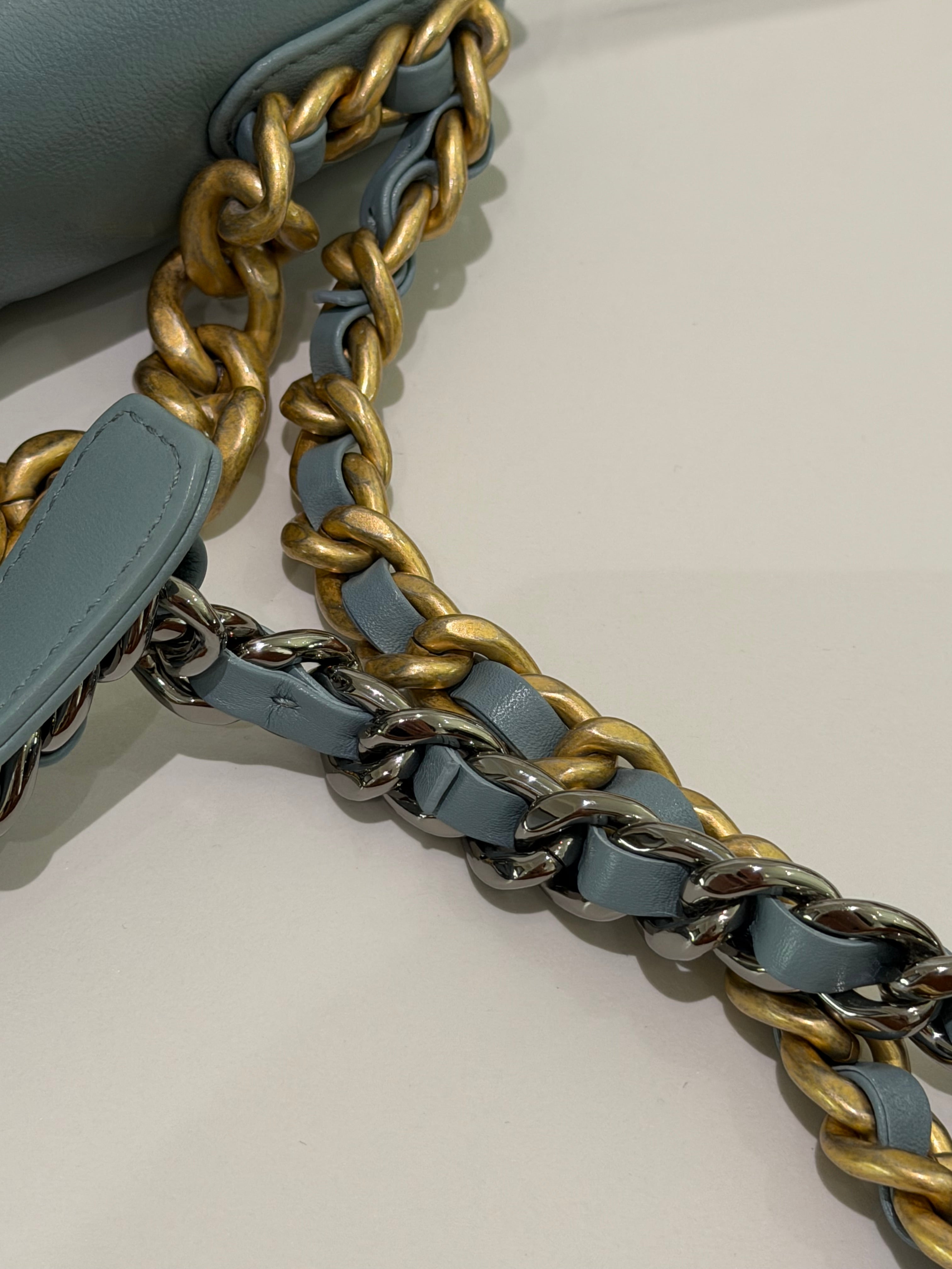 Chanel 19 Small Lambskin Blue