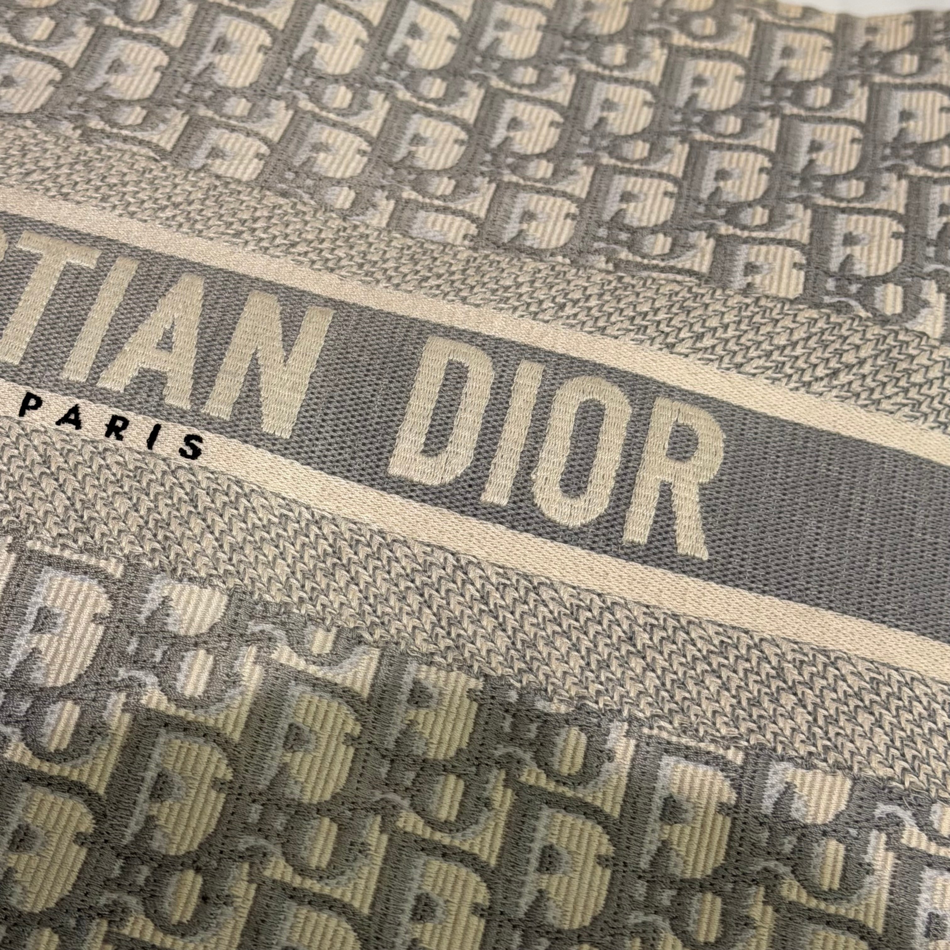 Dior Large Tote Bag Grey Tote | DIOR
