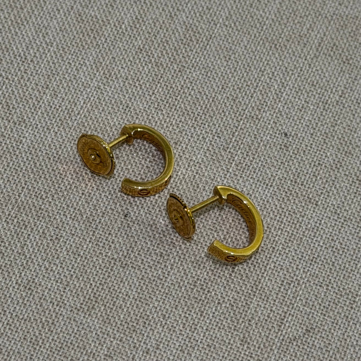 Cartier LOVE Earrings Small Model 18K Gold