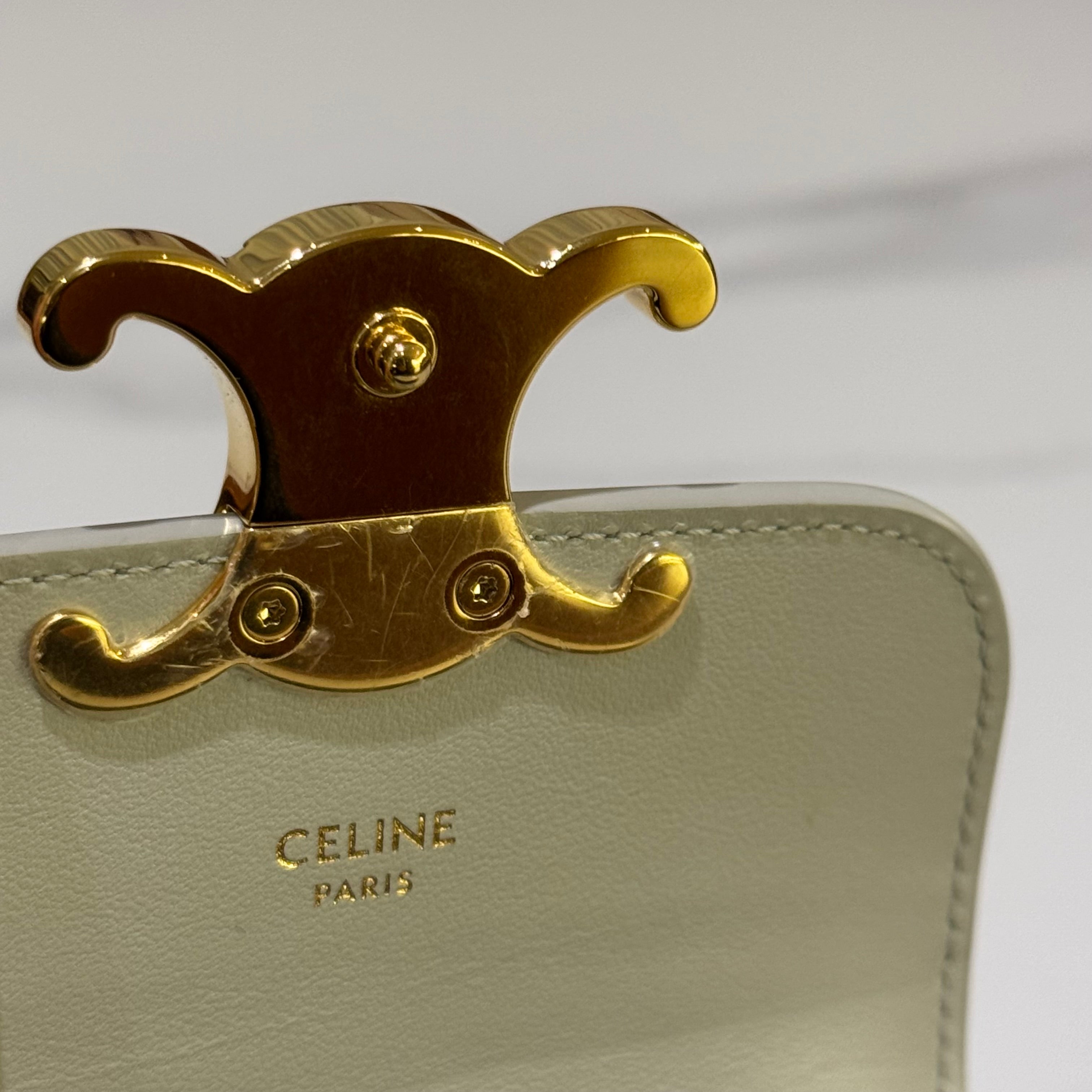 CELINE TRIOMPHE MINI BEIGE