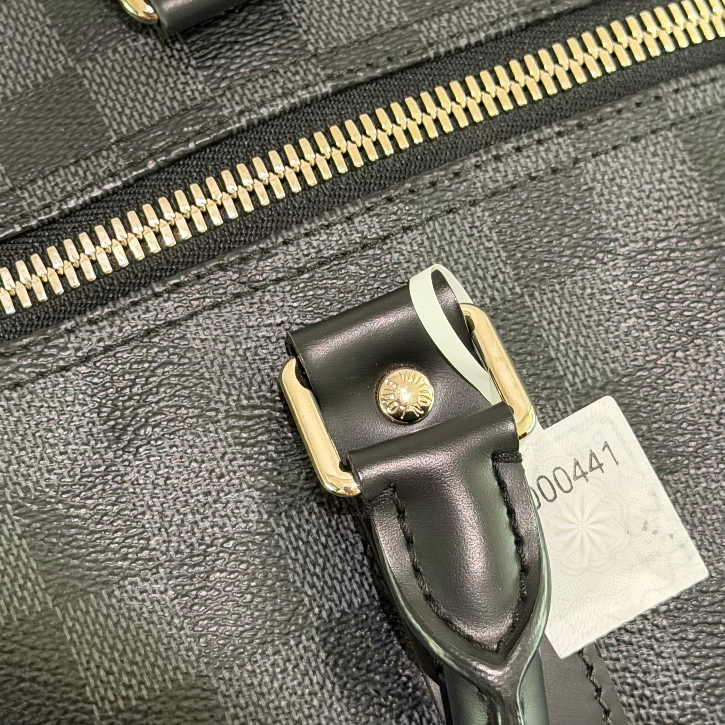 Louis Vuitton Keepall 55 Damier Canvas Top Handle Shoulder Bag