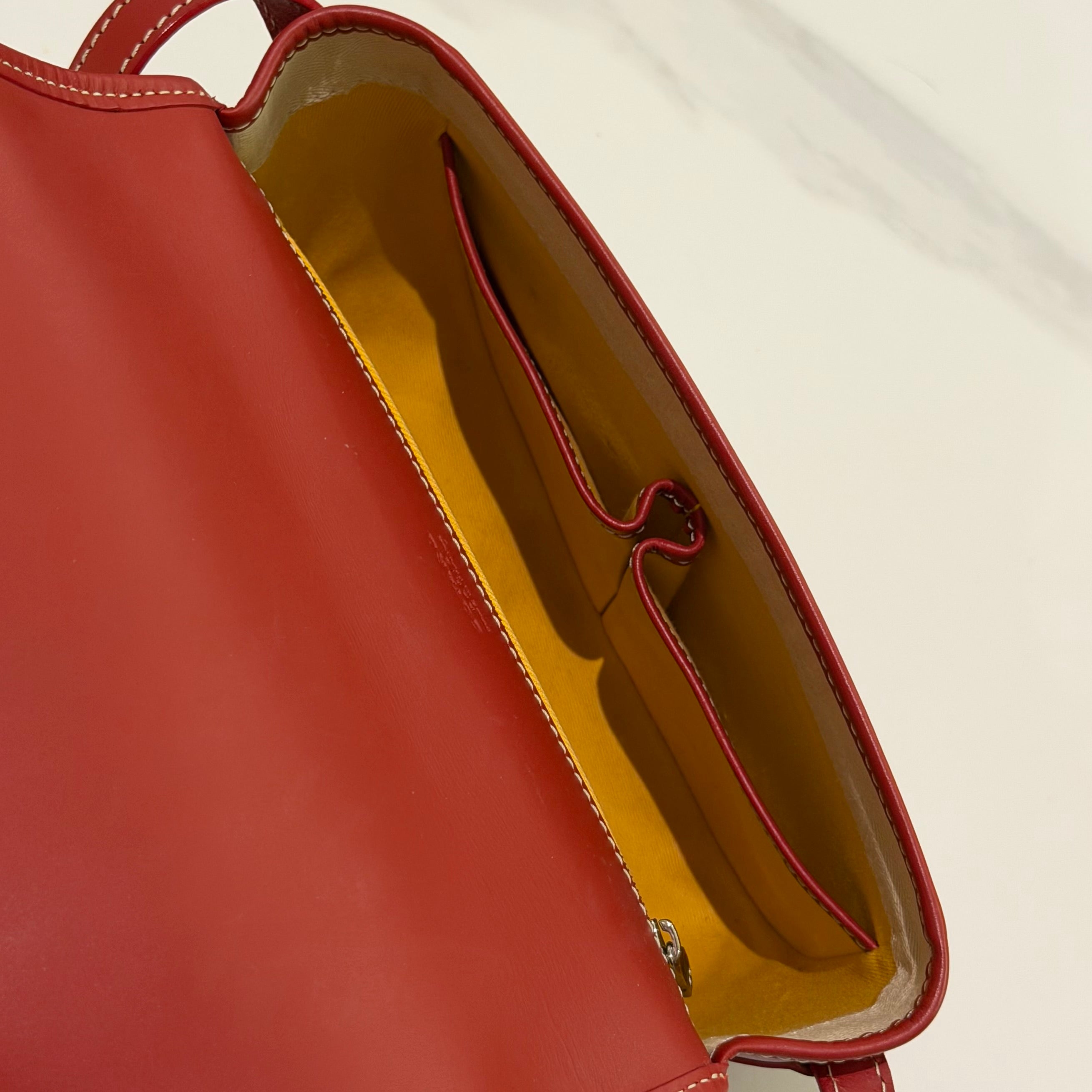 Goyard Belvédère Red Bag