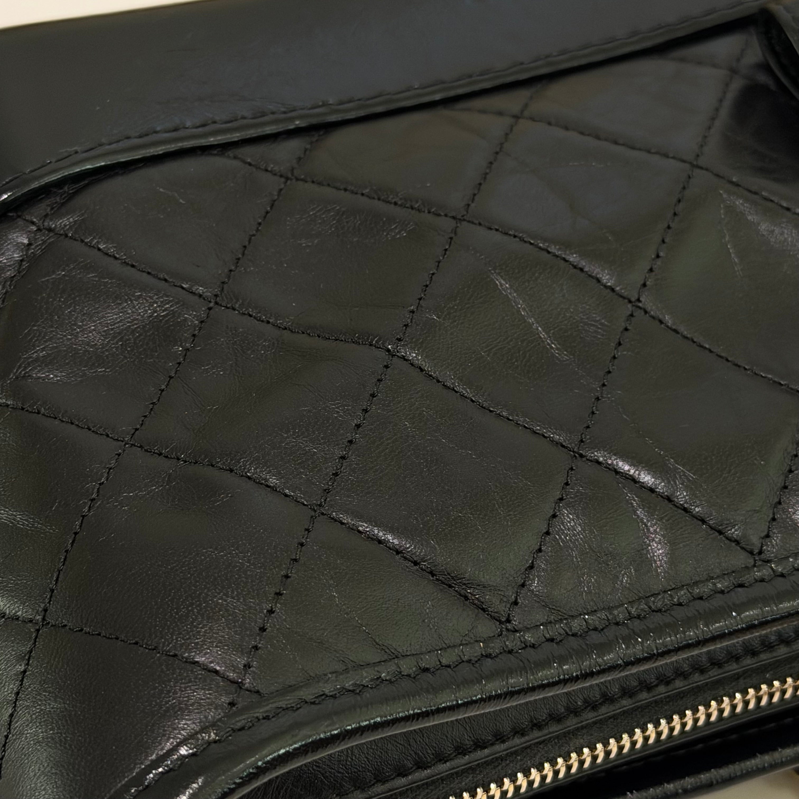 Chanel Gabrielle Small Black with Gold Hardware