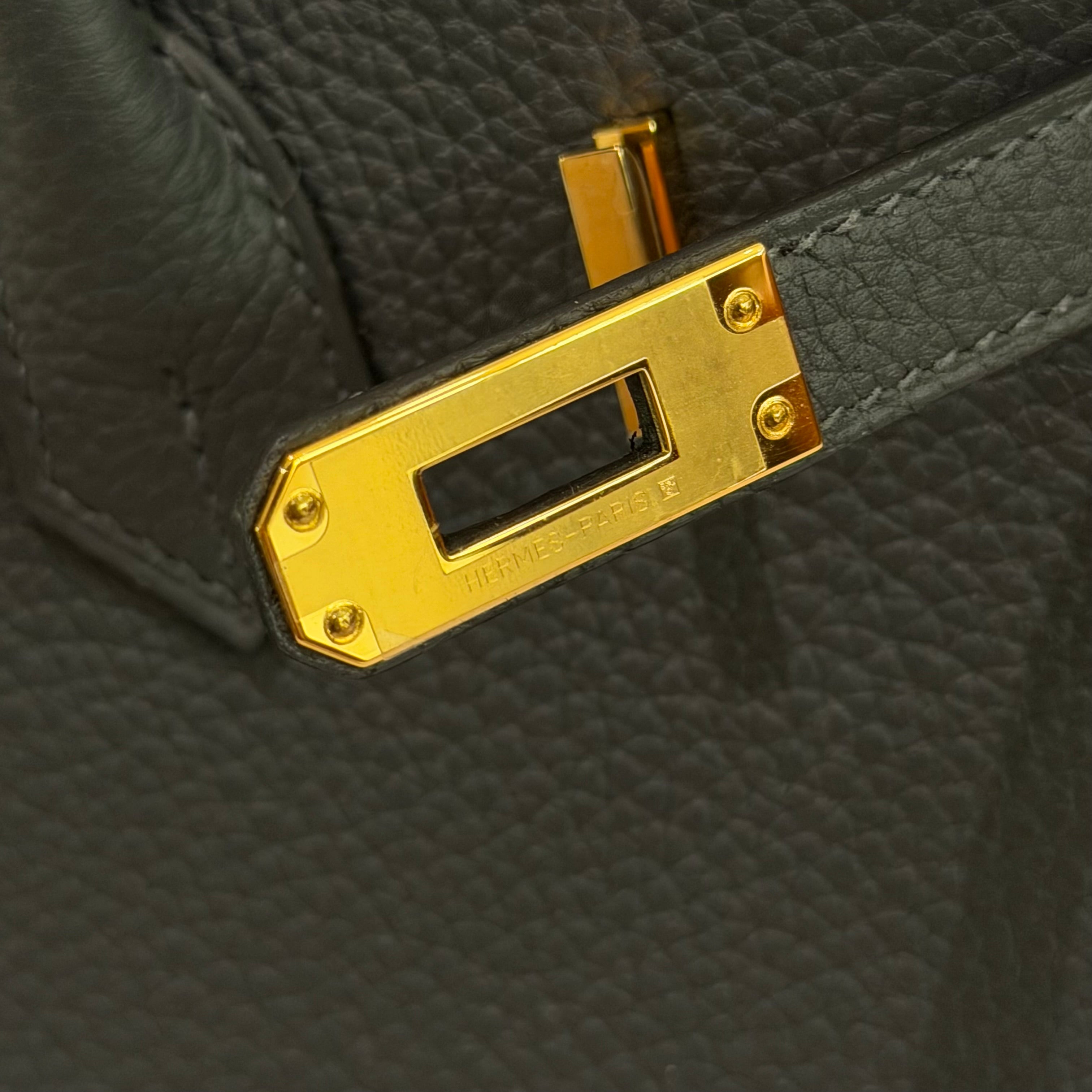 Hermes Birkin 25 Togo Gris Misty with Gold Hardware (Stamp G)