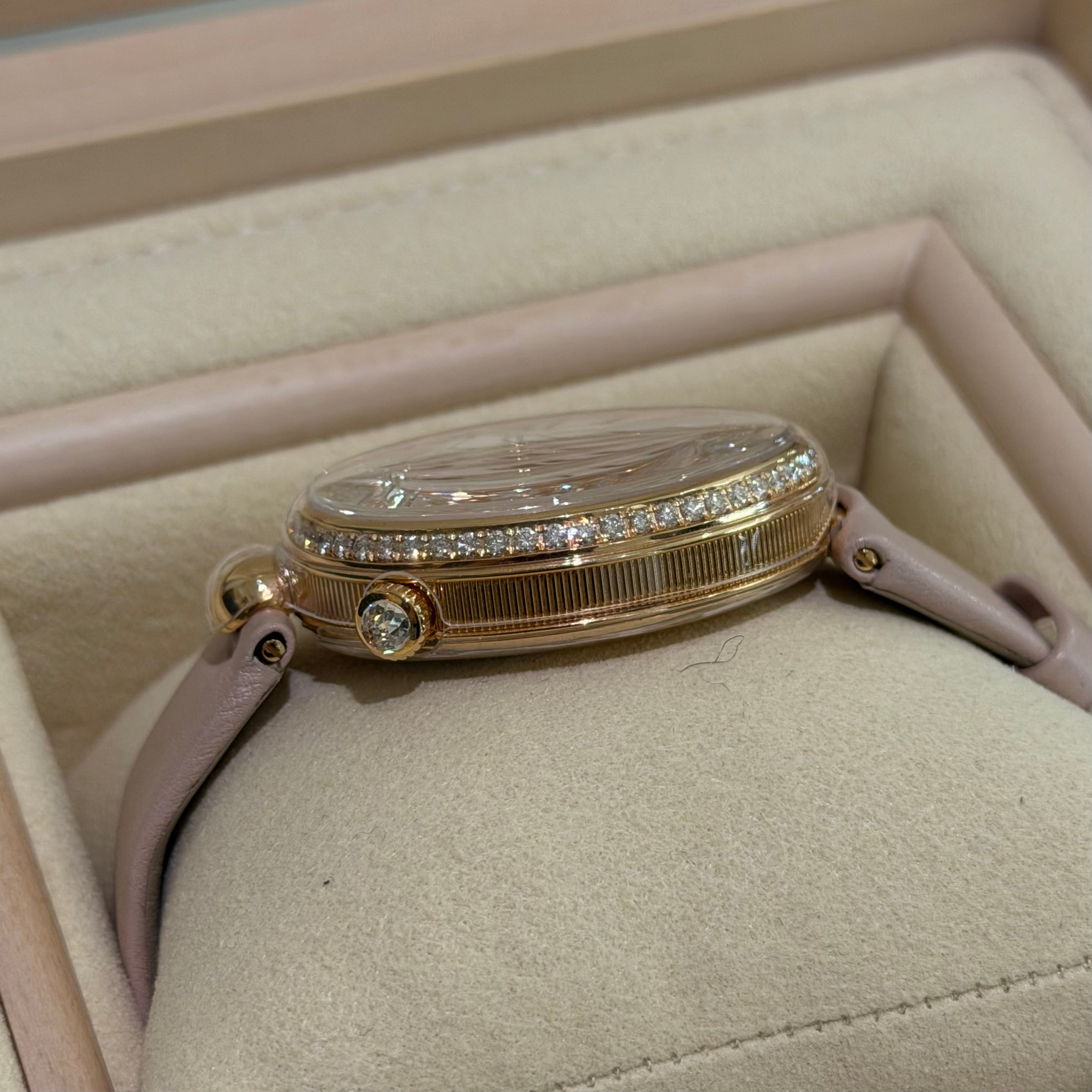 Breguet Reine de Naples 18K Rose Gold Diamond Watch