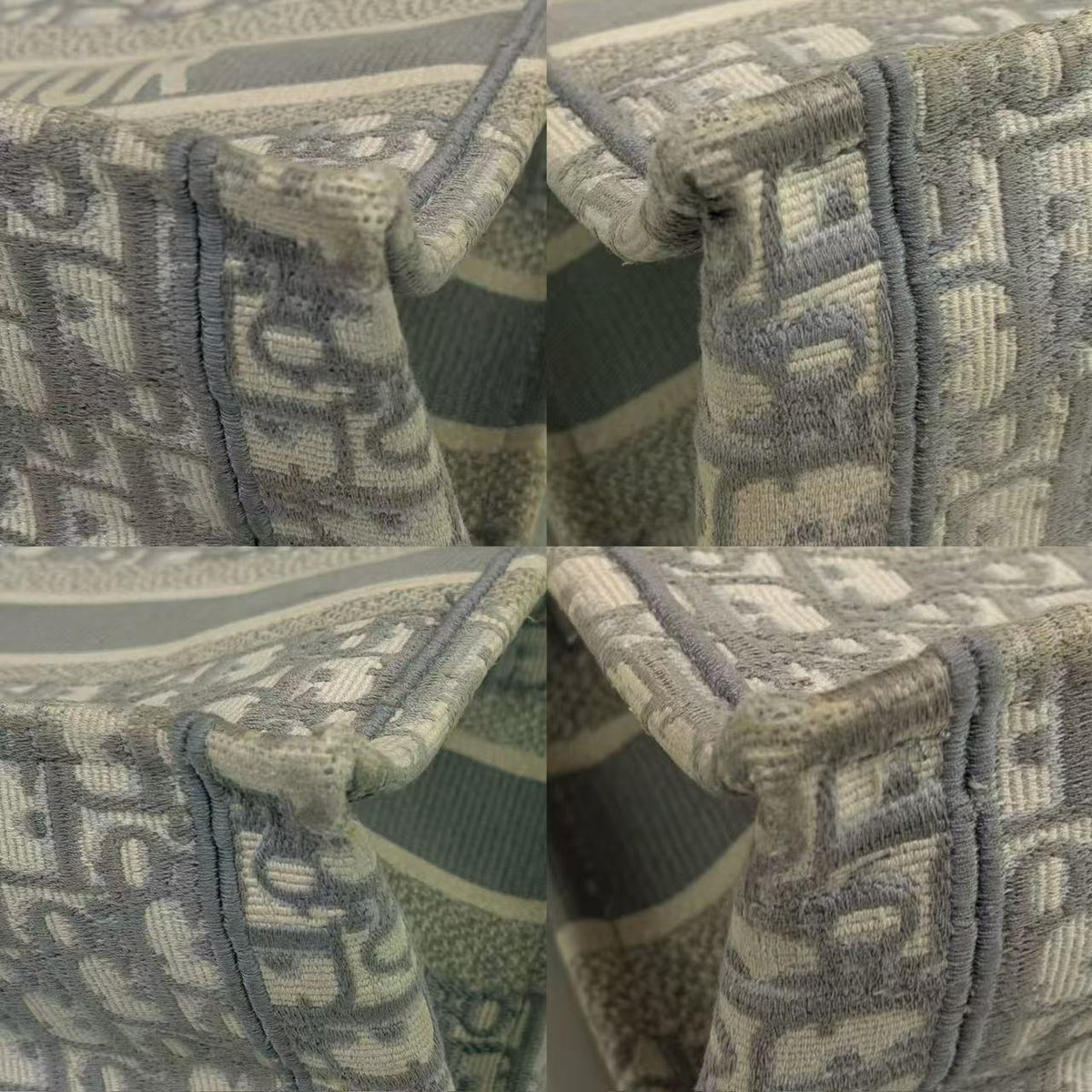 Dior Medium Book Tote Grey Oblique