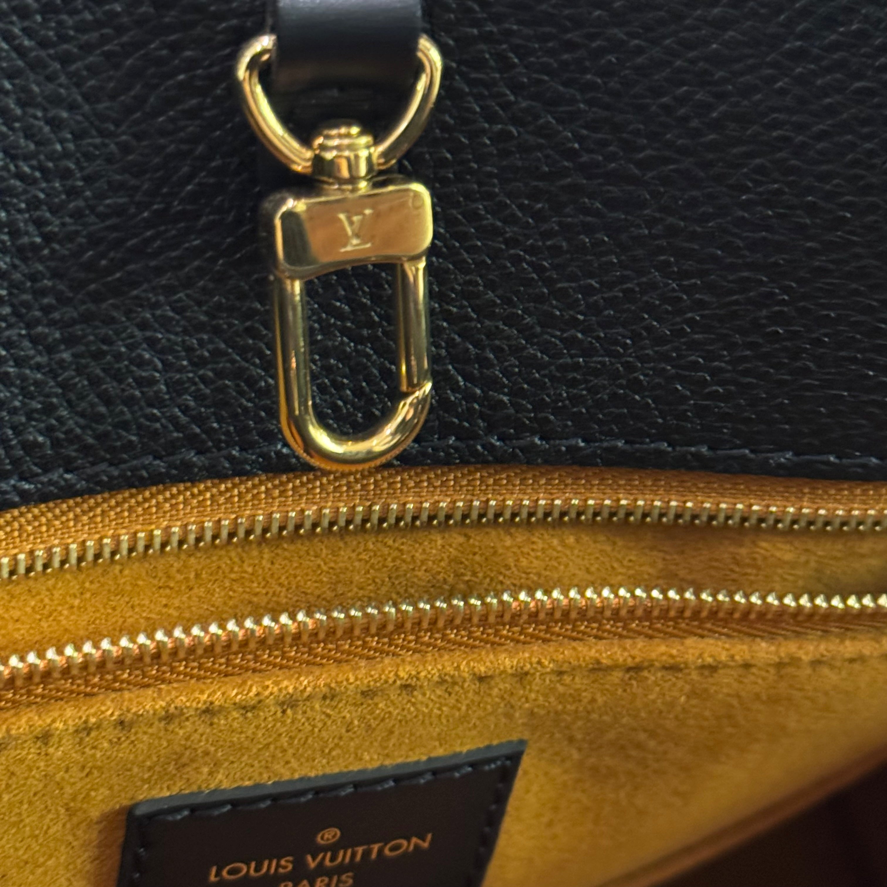 LOUIS VUITTON ON THE GO TOTE GM BLACK