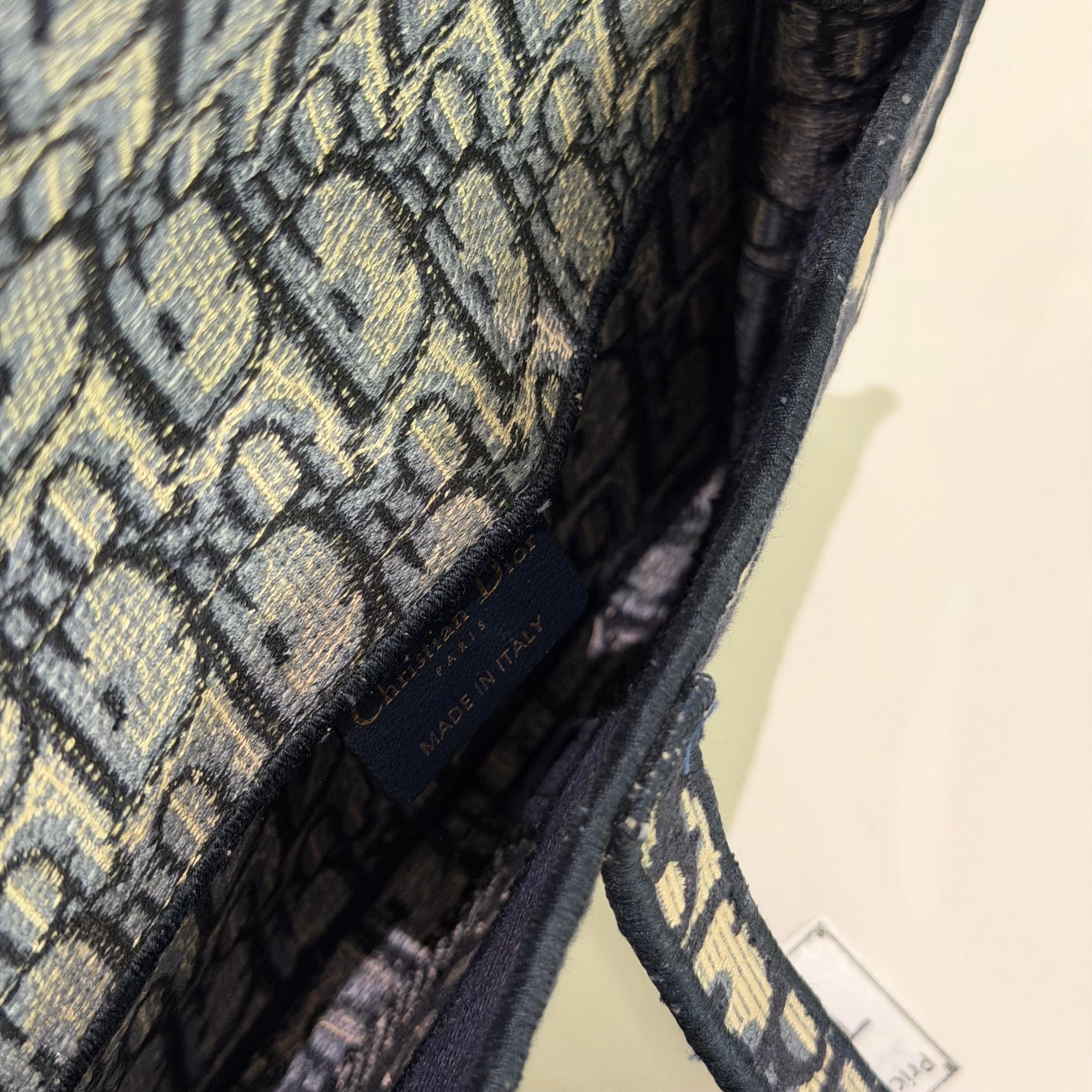 Dior Saddle Oblique Woven Logo Small Saddle Bag