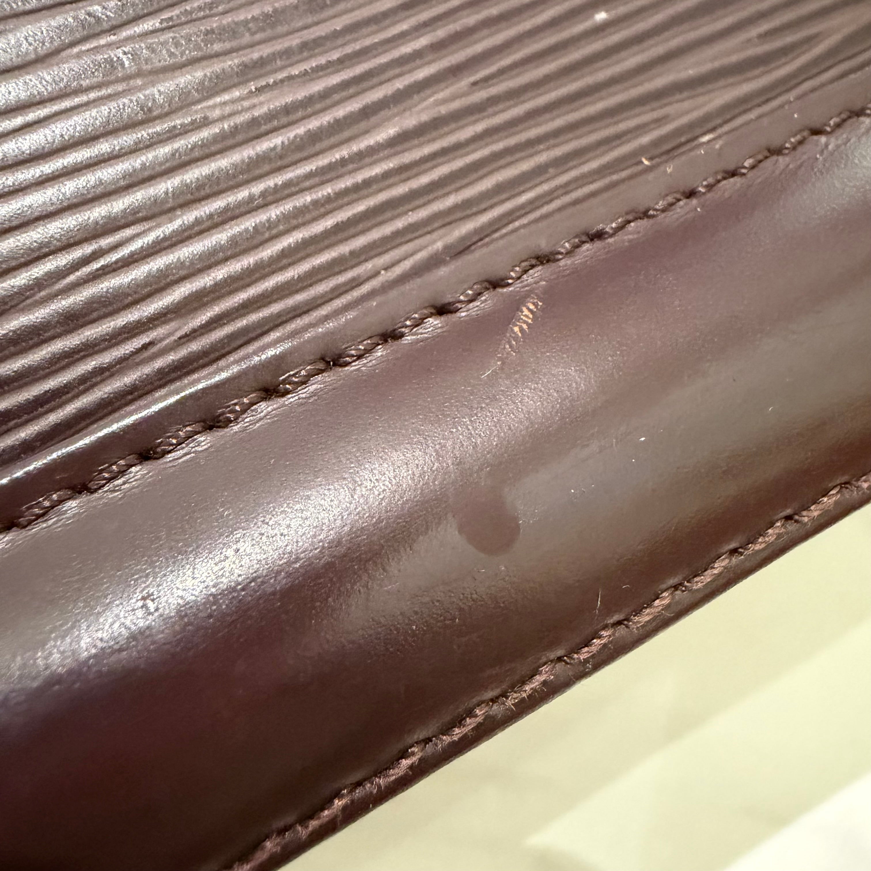 Louis Vuitton Vintage Alma BB Brown Epi Leather Bag