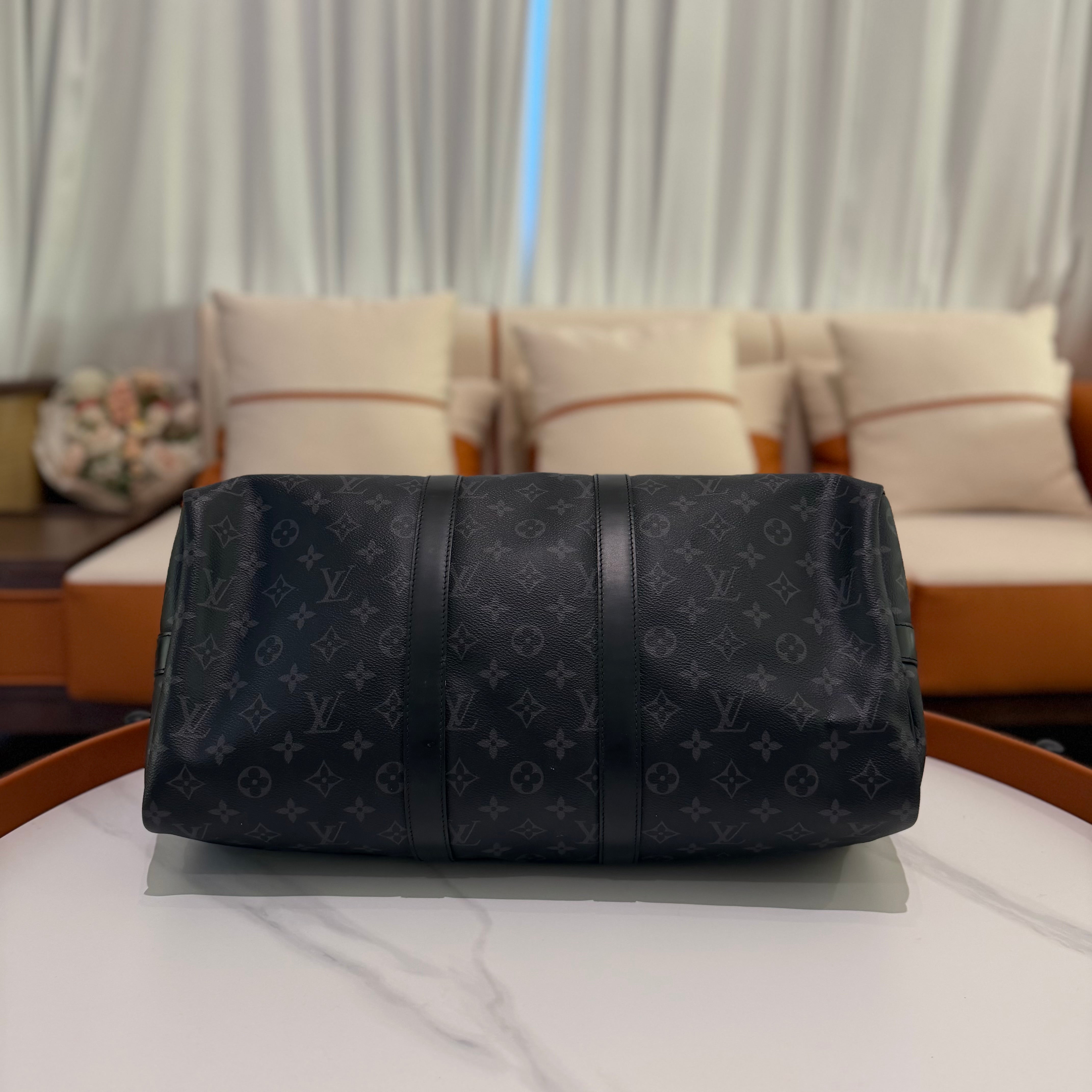 Louis Vuitton Keepall 45 Black Monogram