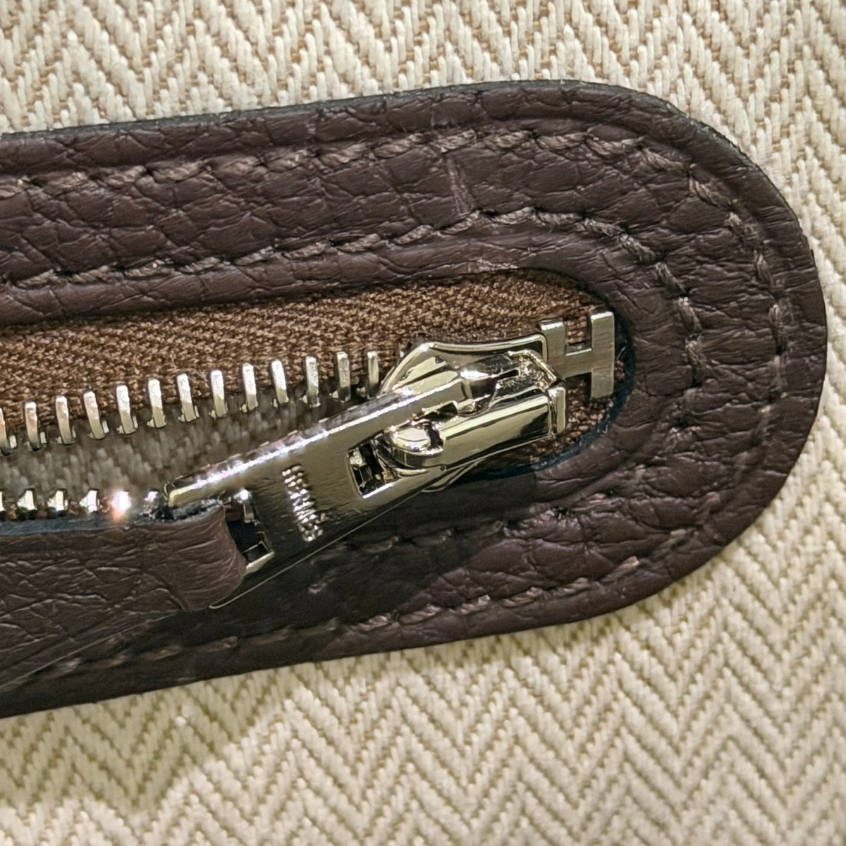 Hermes Mini Garden Party Chocolate Togo Leather | HERMES