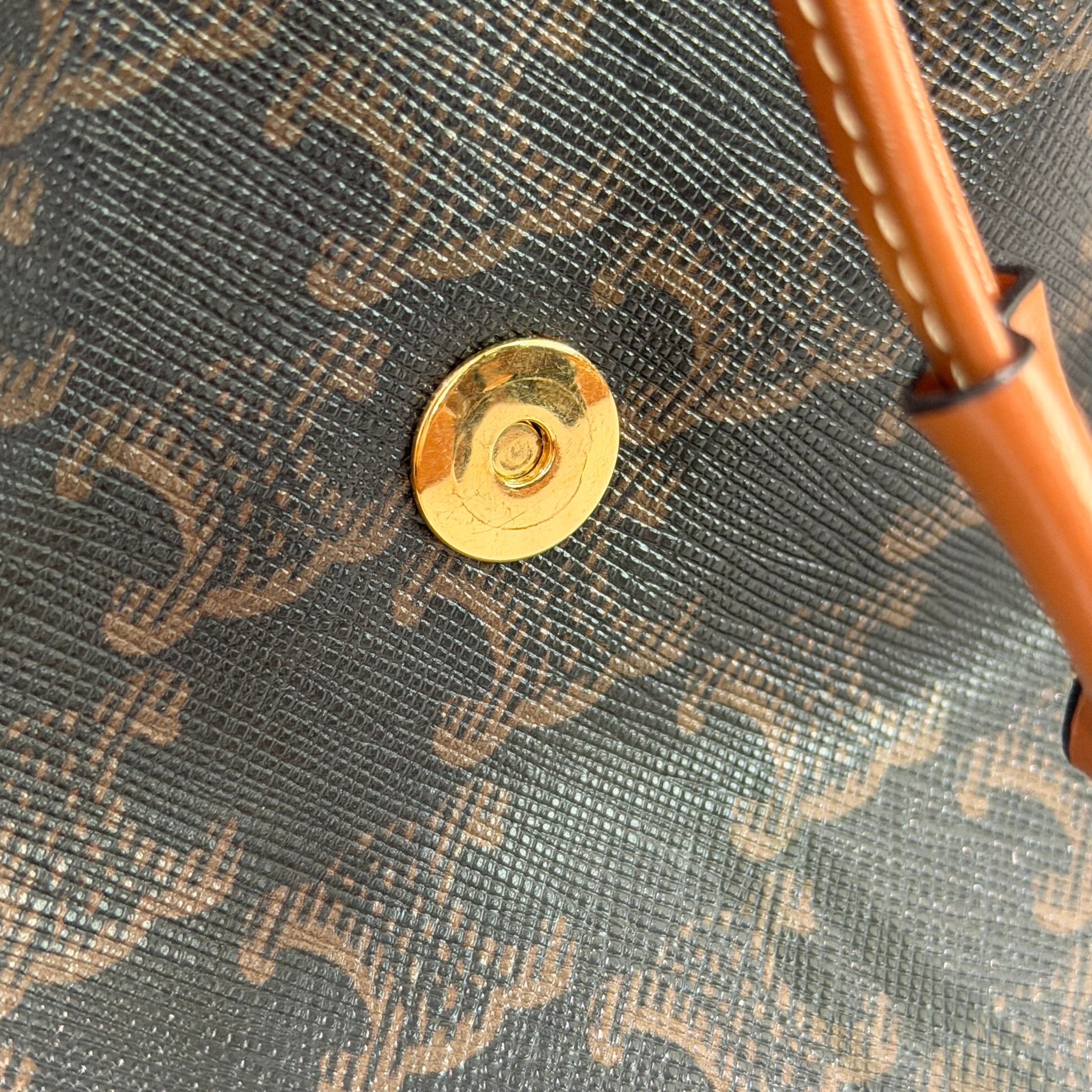 Celine Folco Triomphe Monogram Backpack