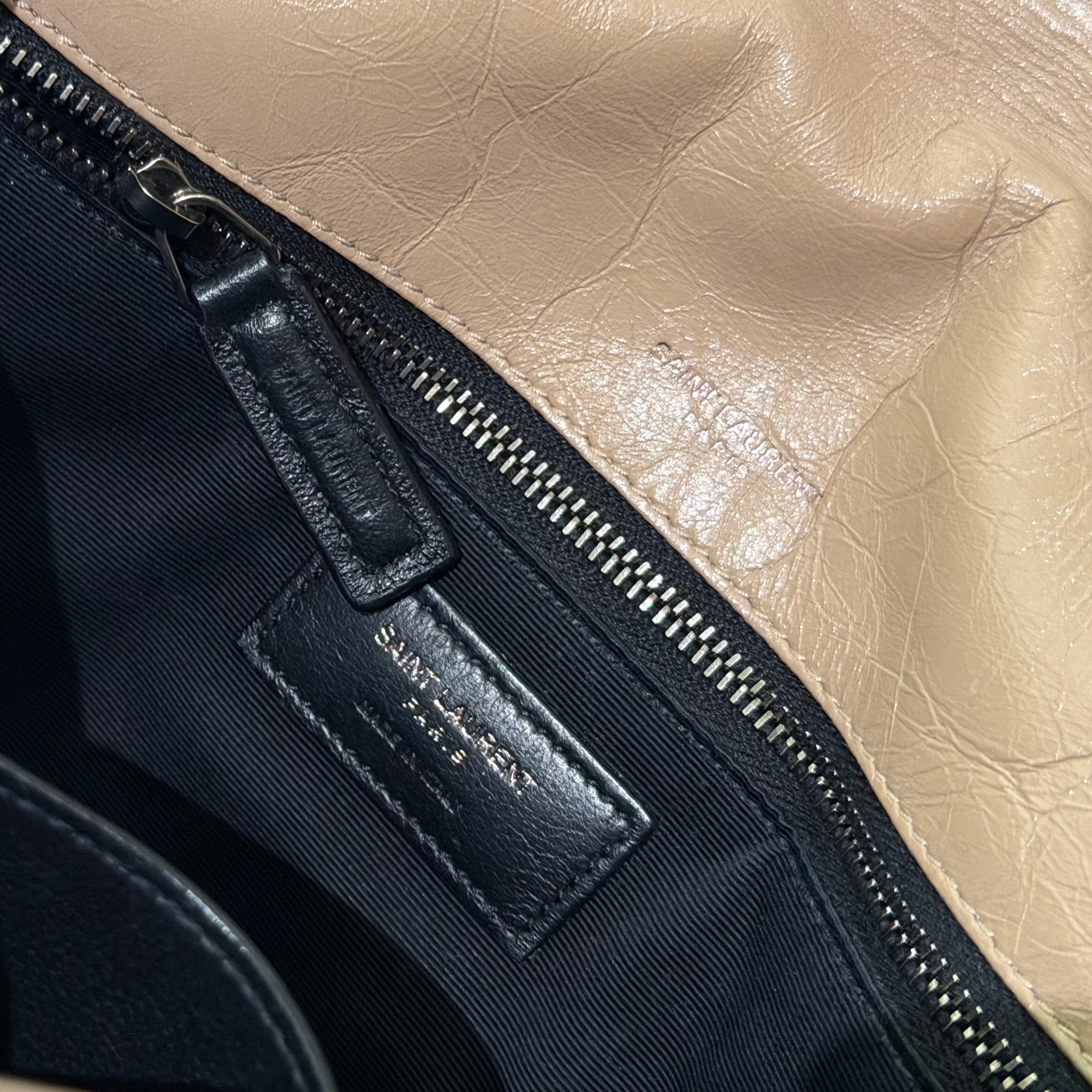 Saint Laurent Niki Medium Chain Shoulder Bag Beige