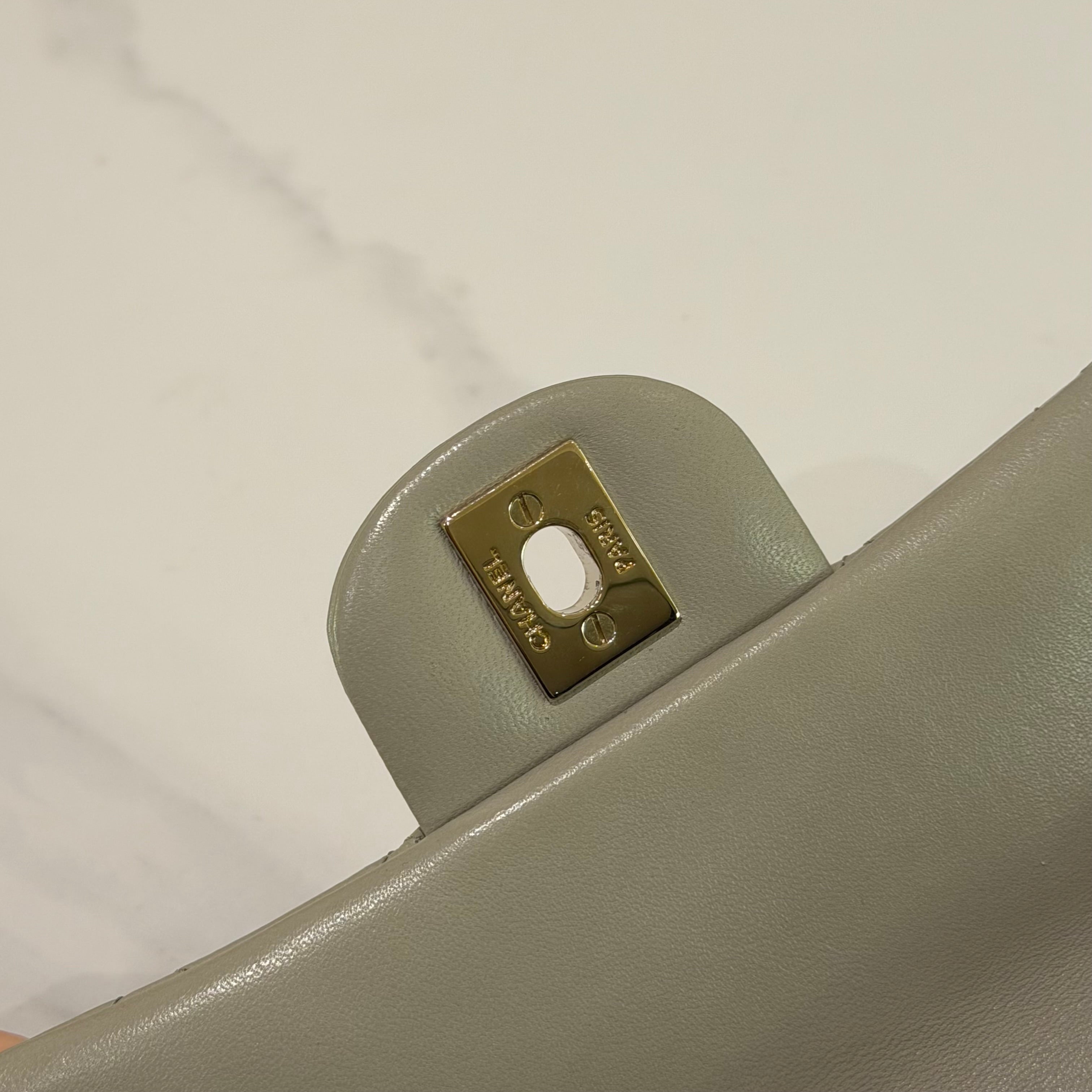 Chanel CF Mini Light Grey (Chip Model)