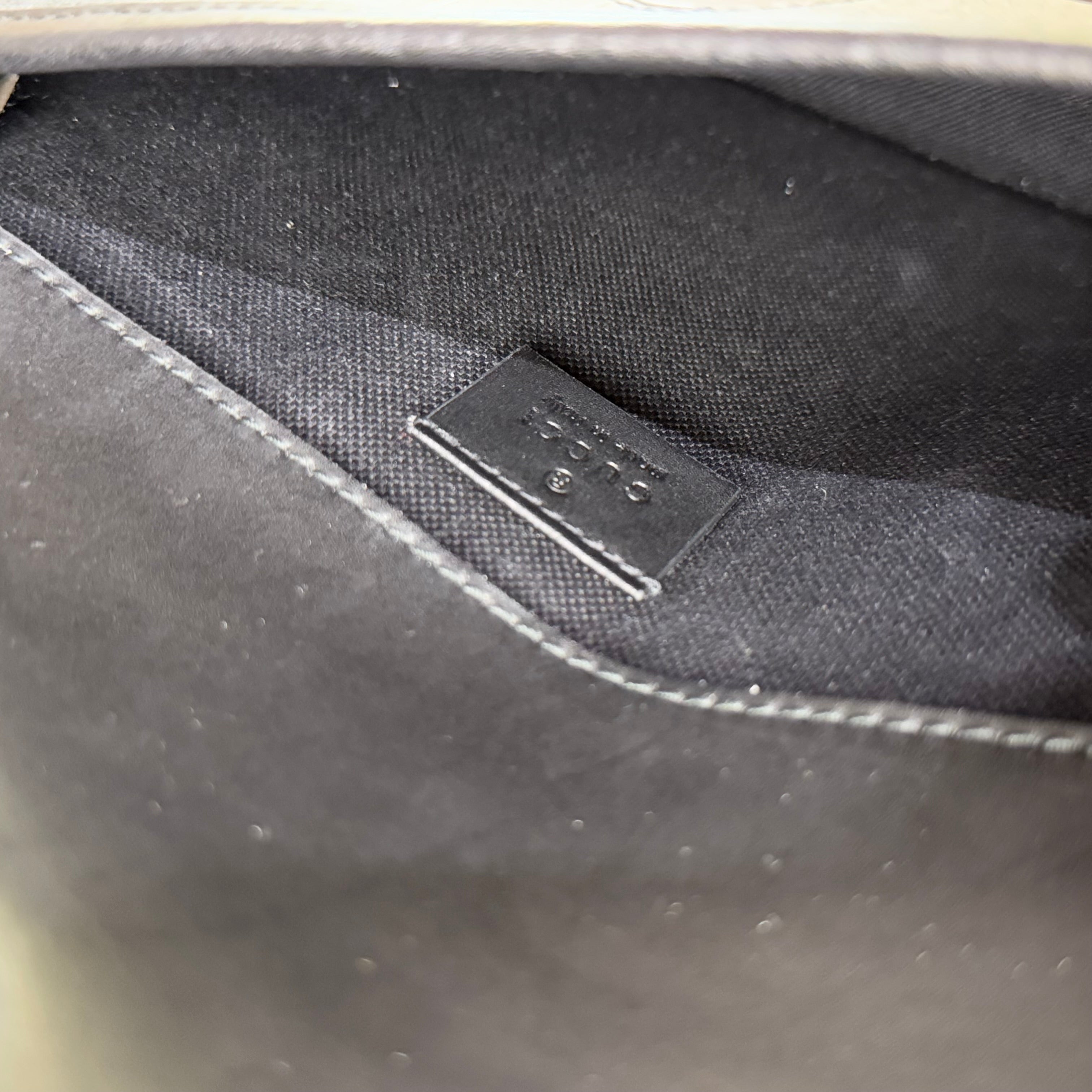 GUCCI BLACK WAIST BAG