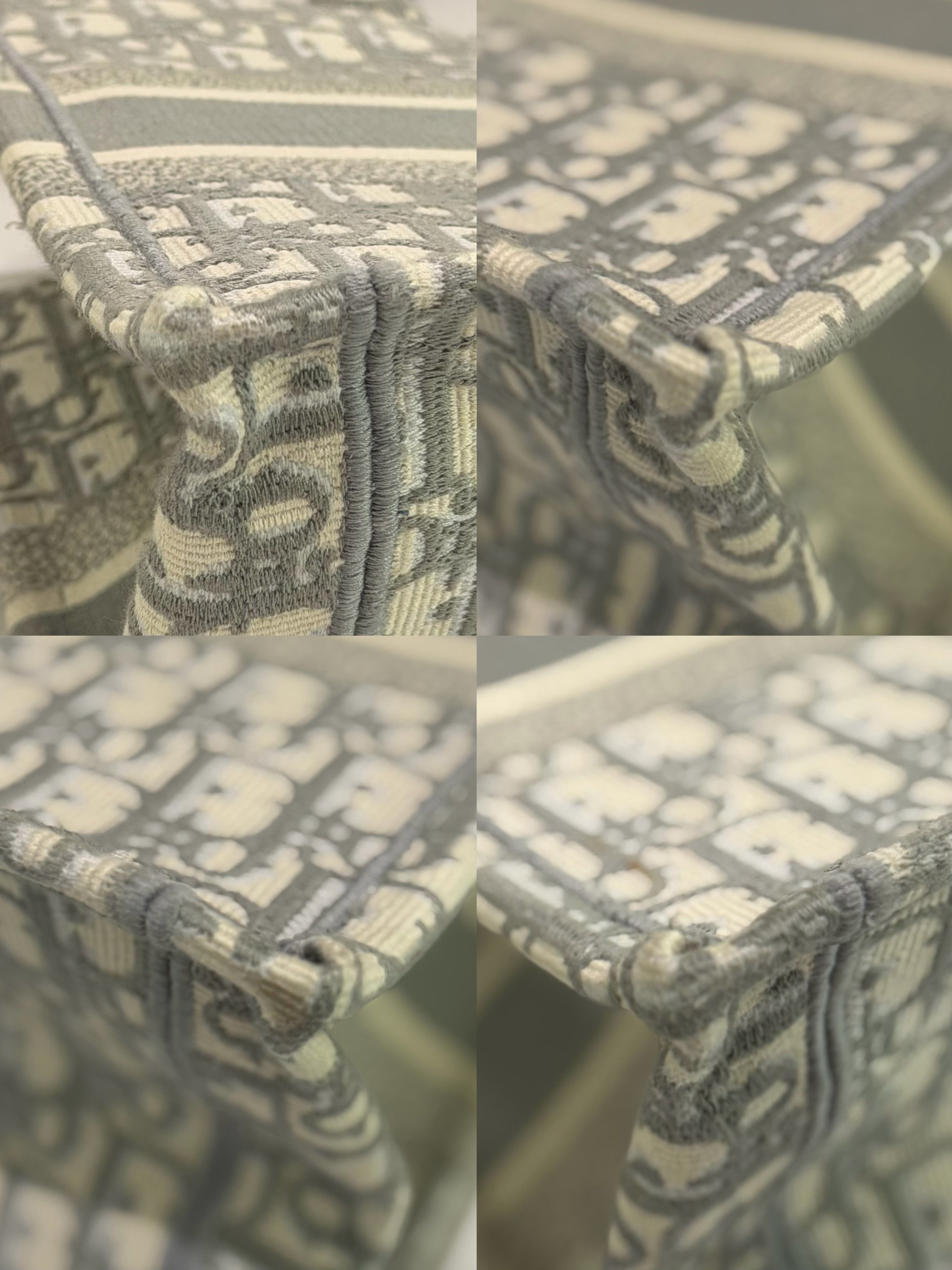 DIOR TOTE BAG GRAY MEDIUM TOTE