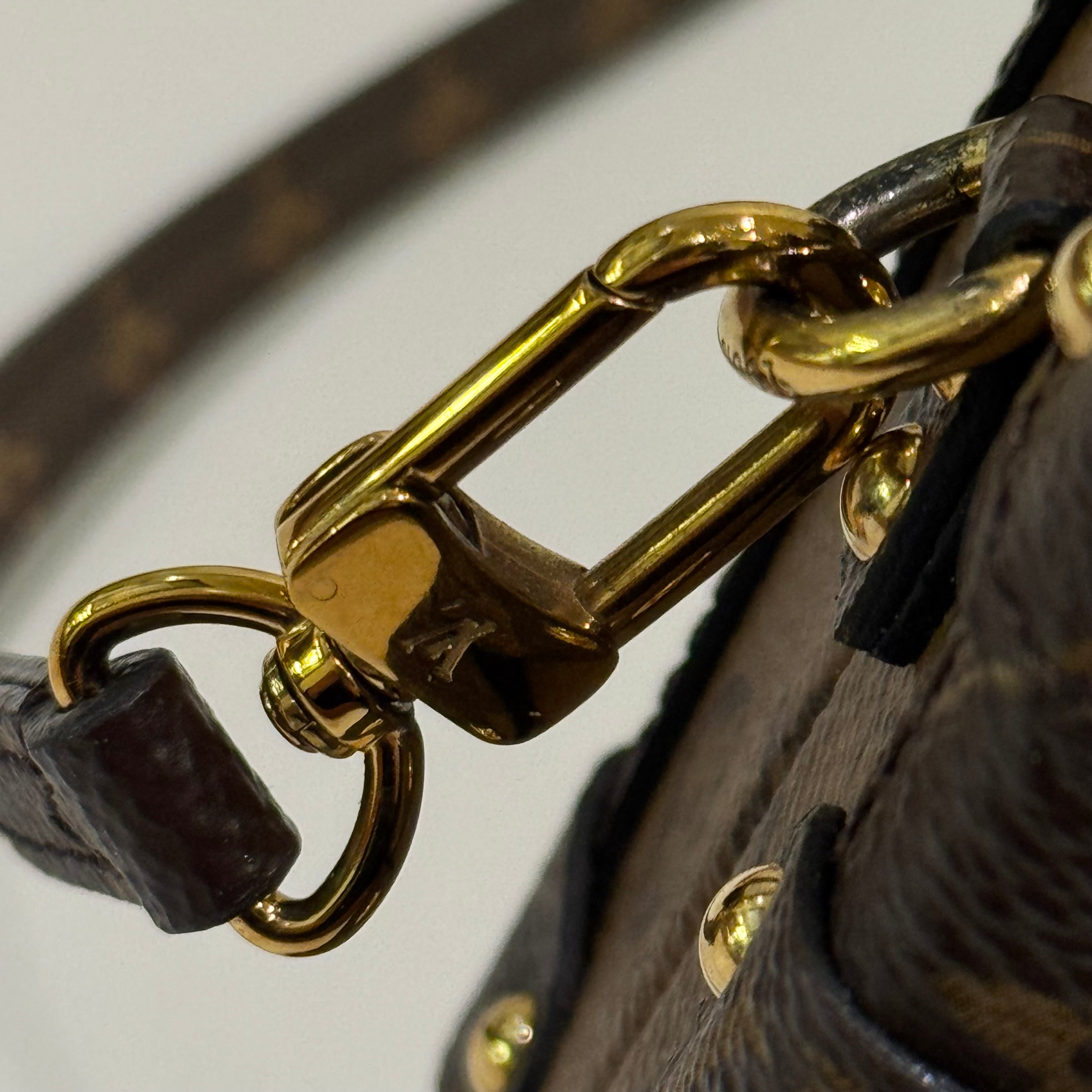 LOUIS VUITTON PETITE MALLE TRUNK CROSSBODY CLUTCH BAG