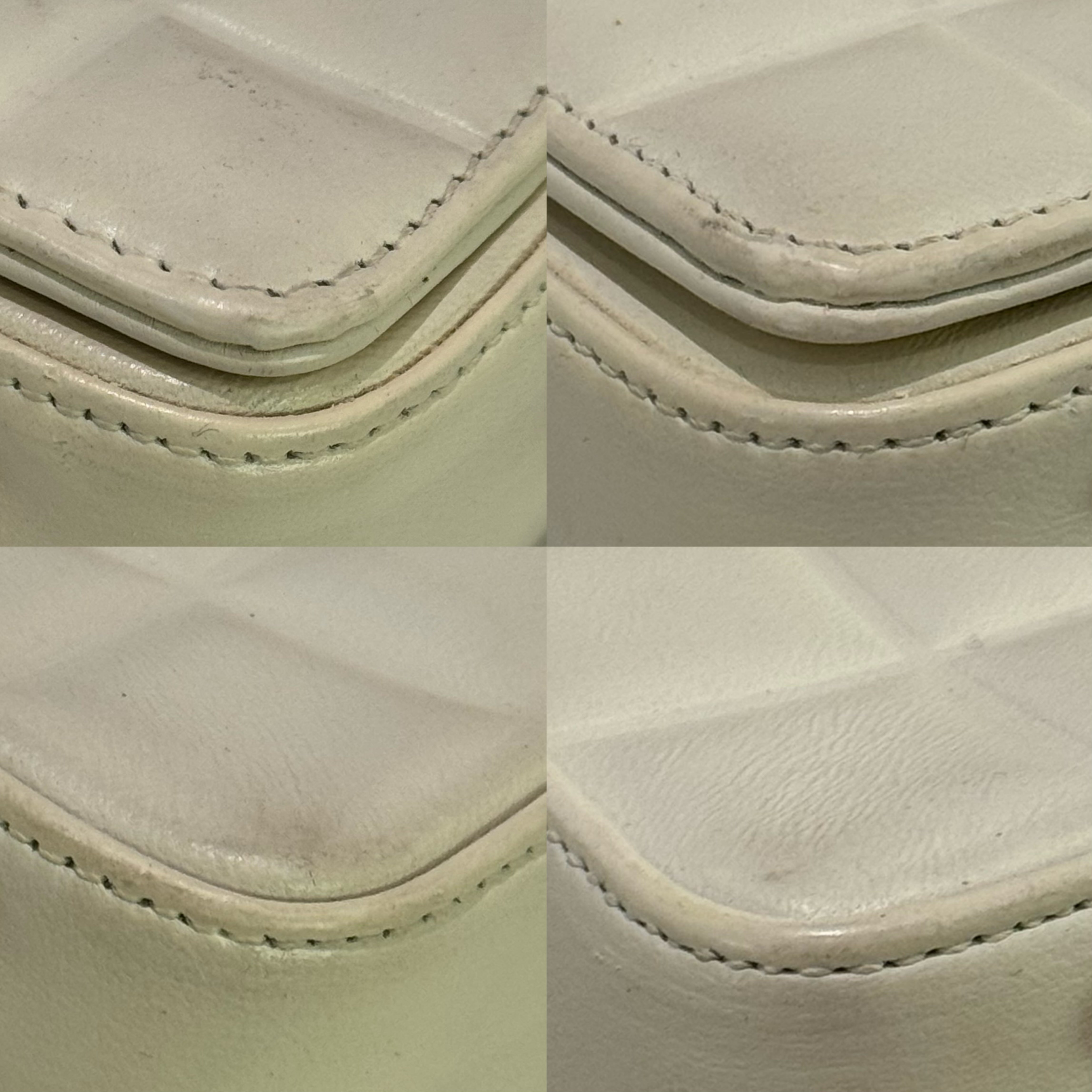 CHANEL CF WHITE VINTAGE SHOULDER BAG