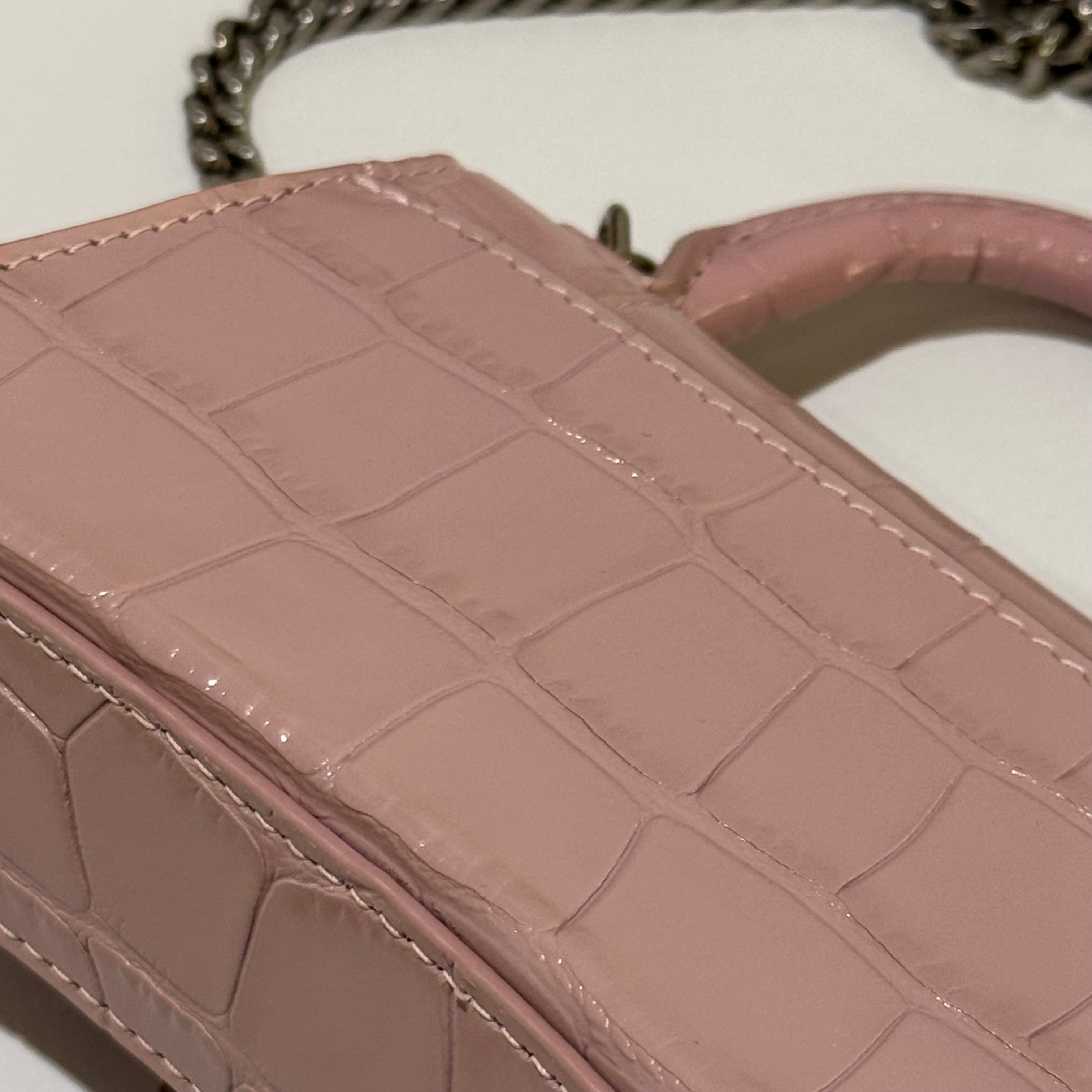 BALENCIAGA SUPER MINI HOURGLASS BAG