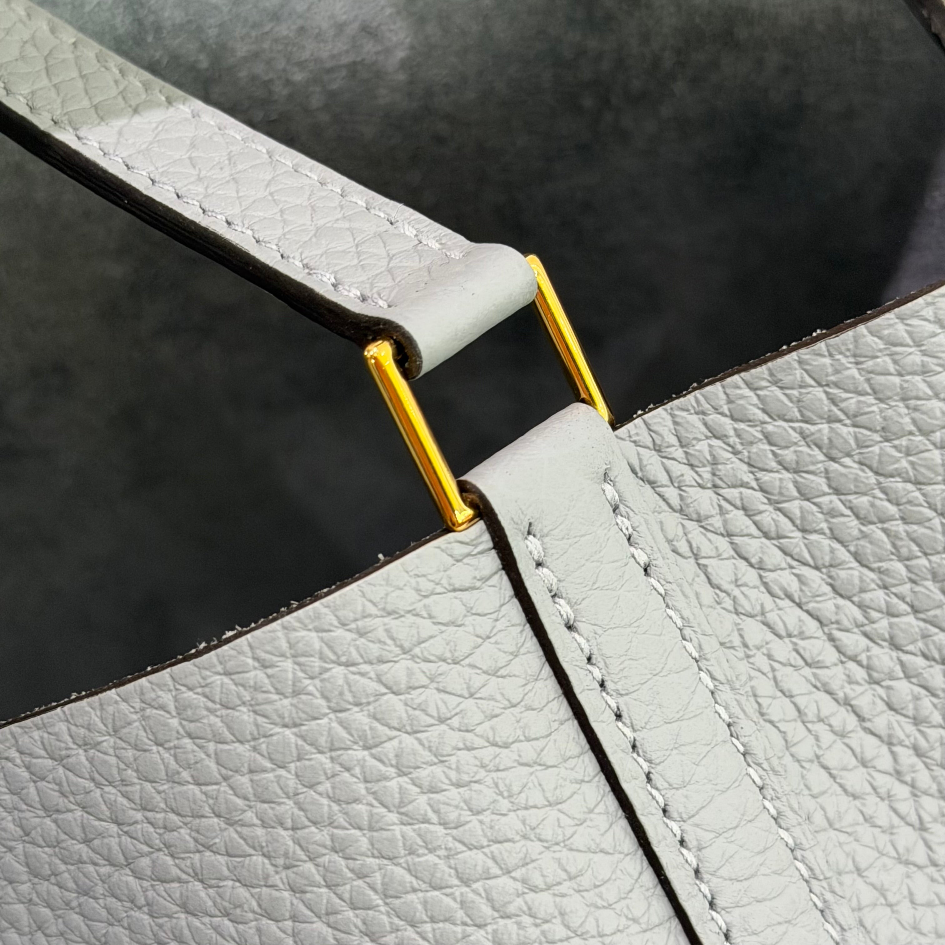 Hermes Picotin 22 Muette Grey with Gold Hardware (K Stamp)