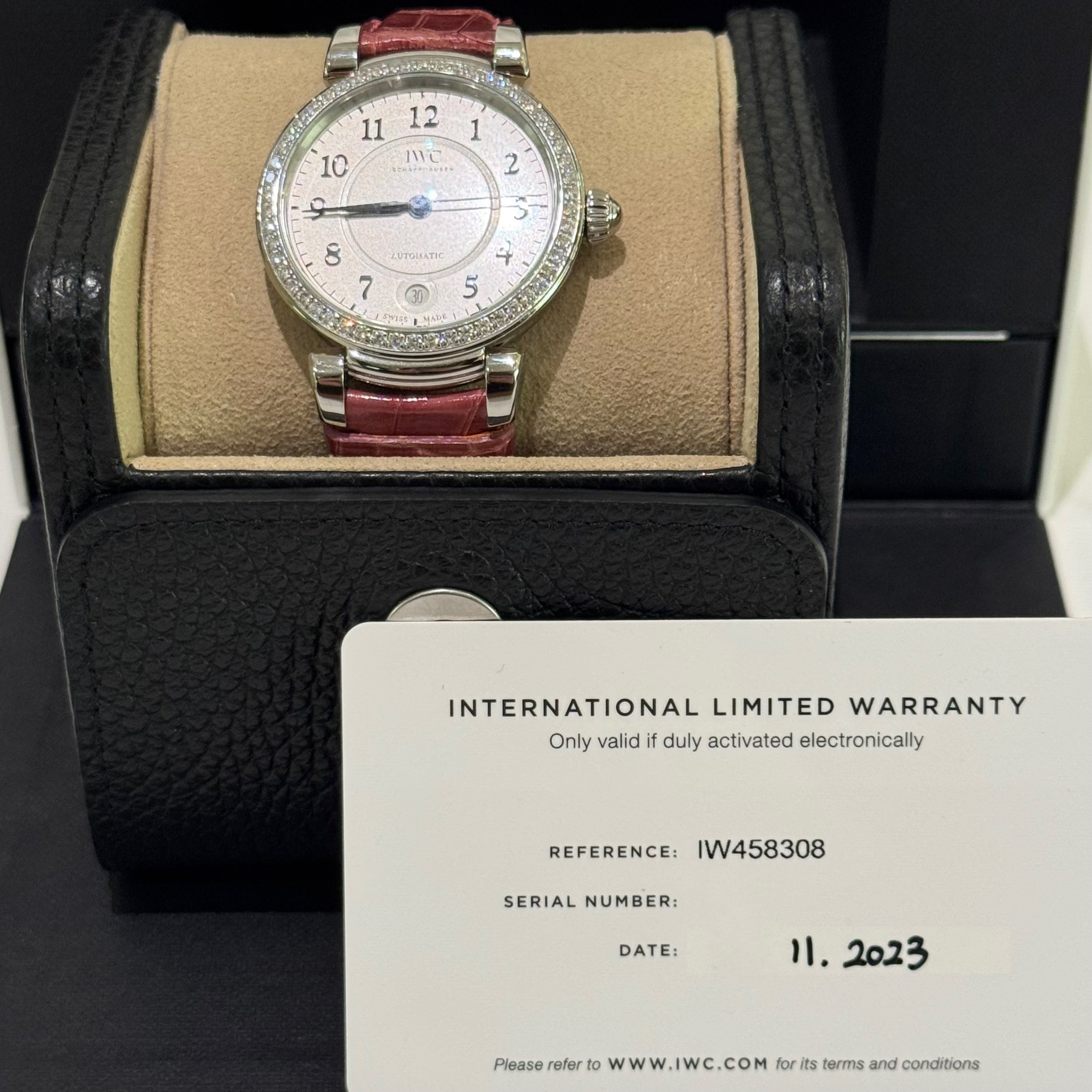 IWC DA VINCI AUTOMATIC 36 IW458308 LADIES WATCH